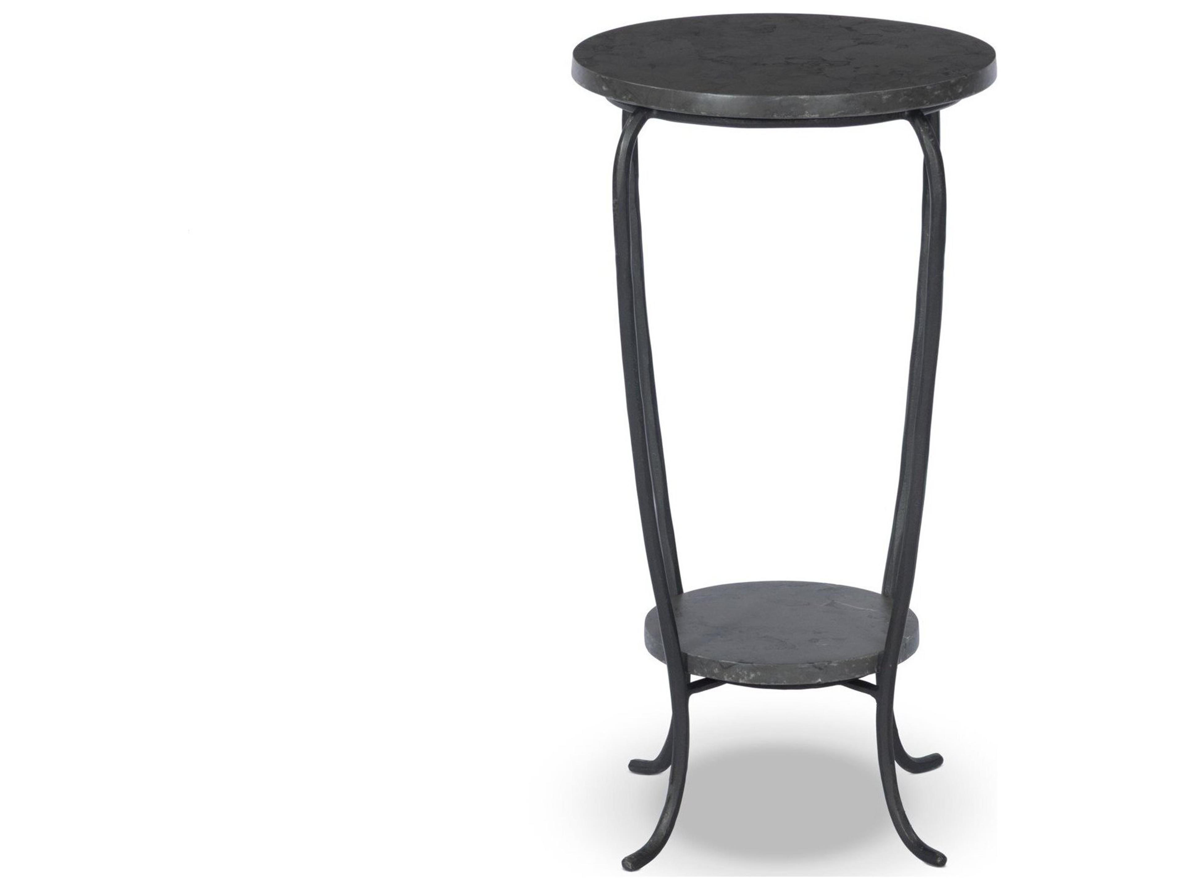 Four Hands Marlow Round Marble End Table