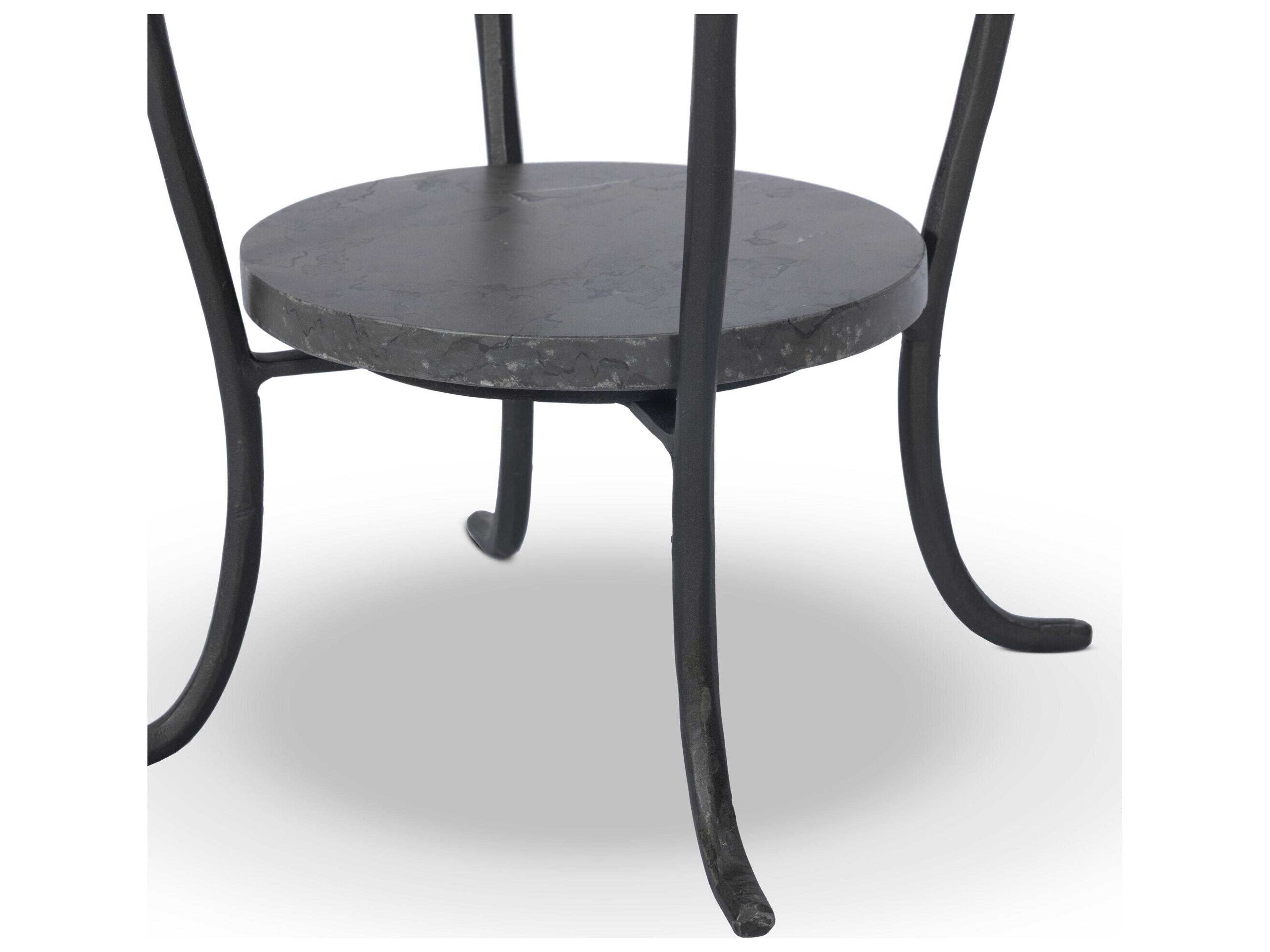 Four Hands Marlow Round Marble End Table