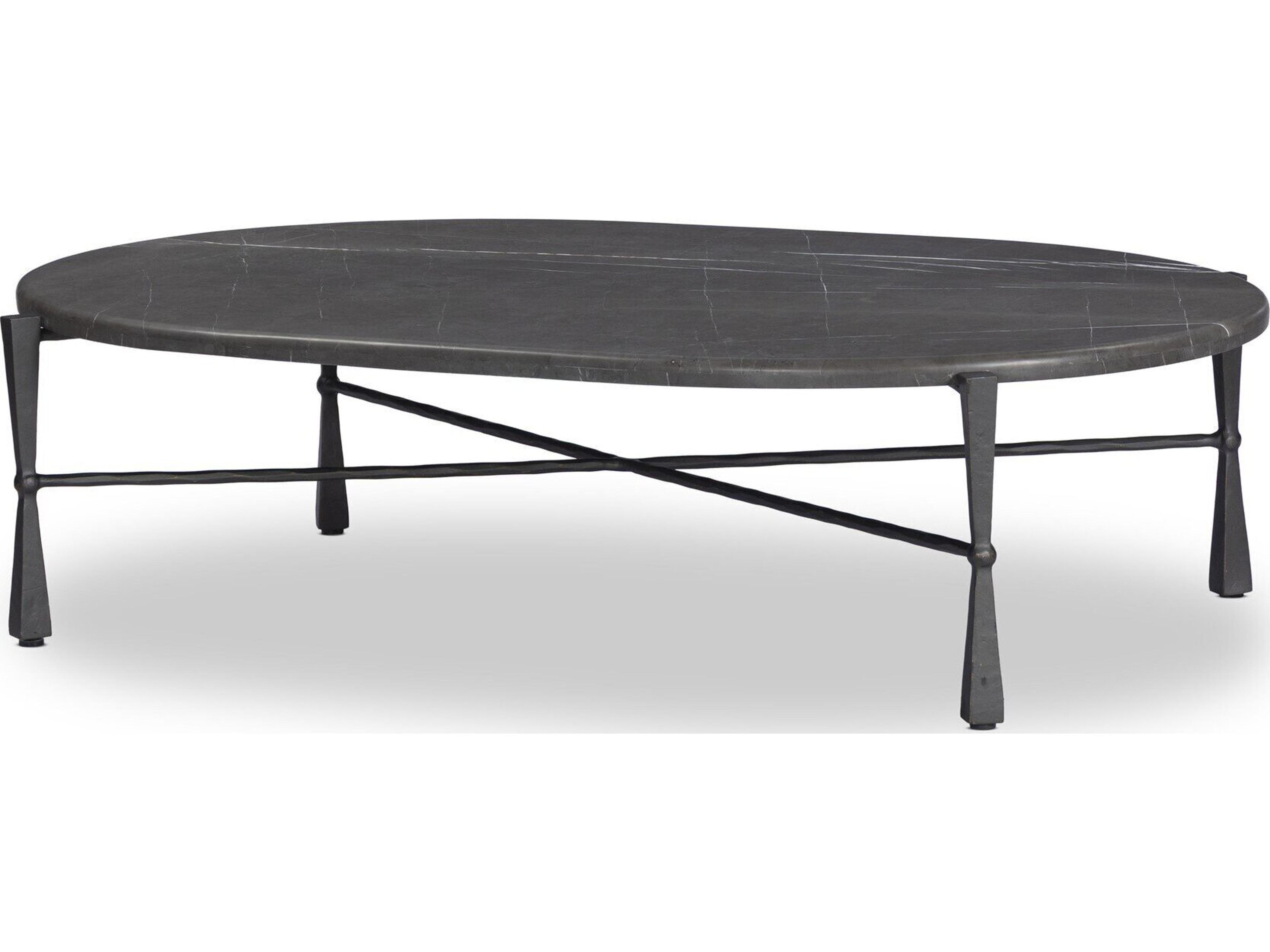 Element Oval Marble Coffee Table