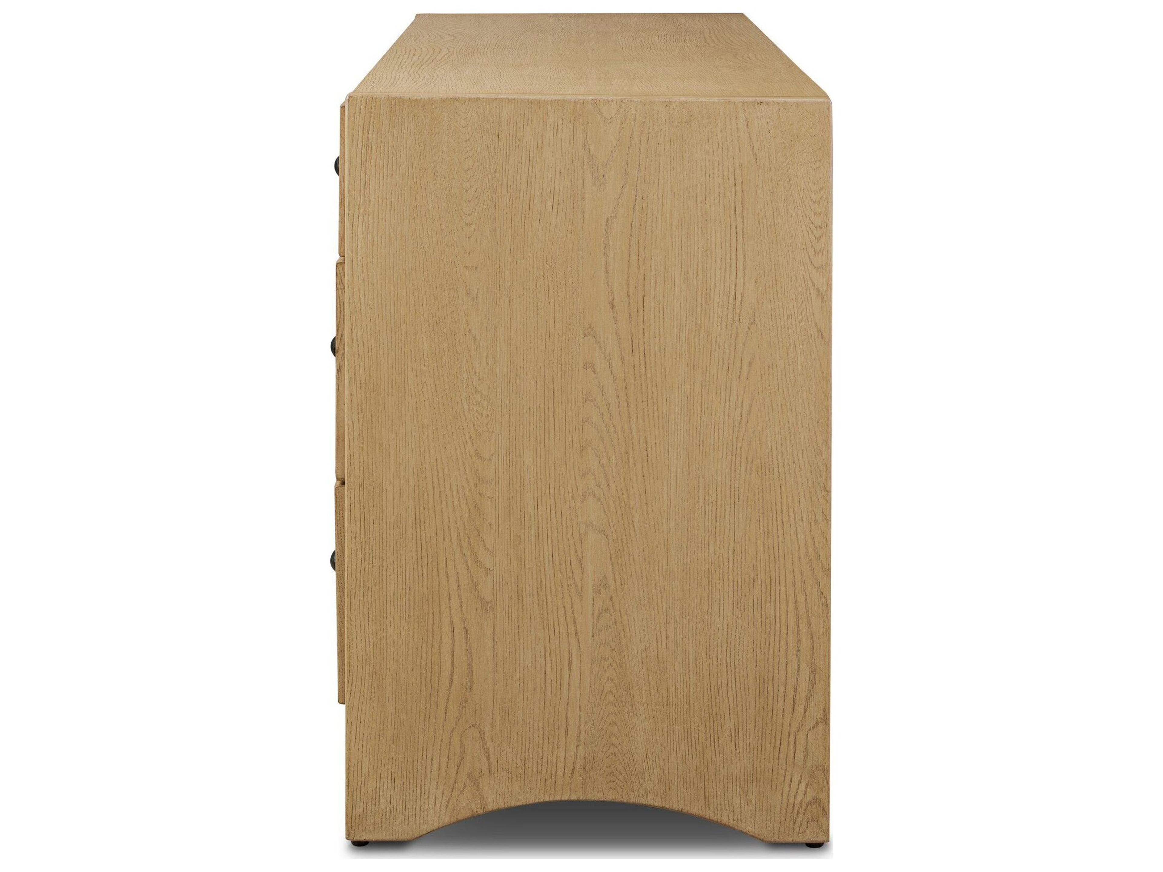 Four Hands Filmore 6-Drawers Natural Oak Wood Double Dresser