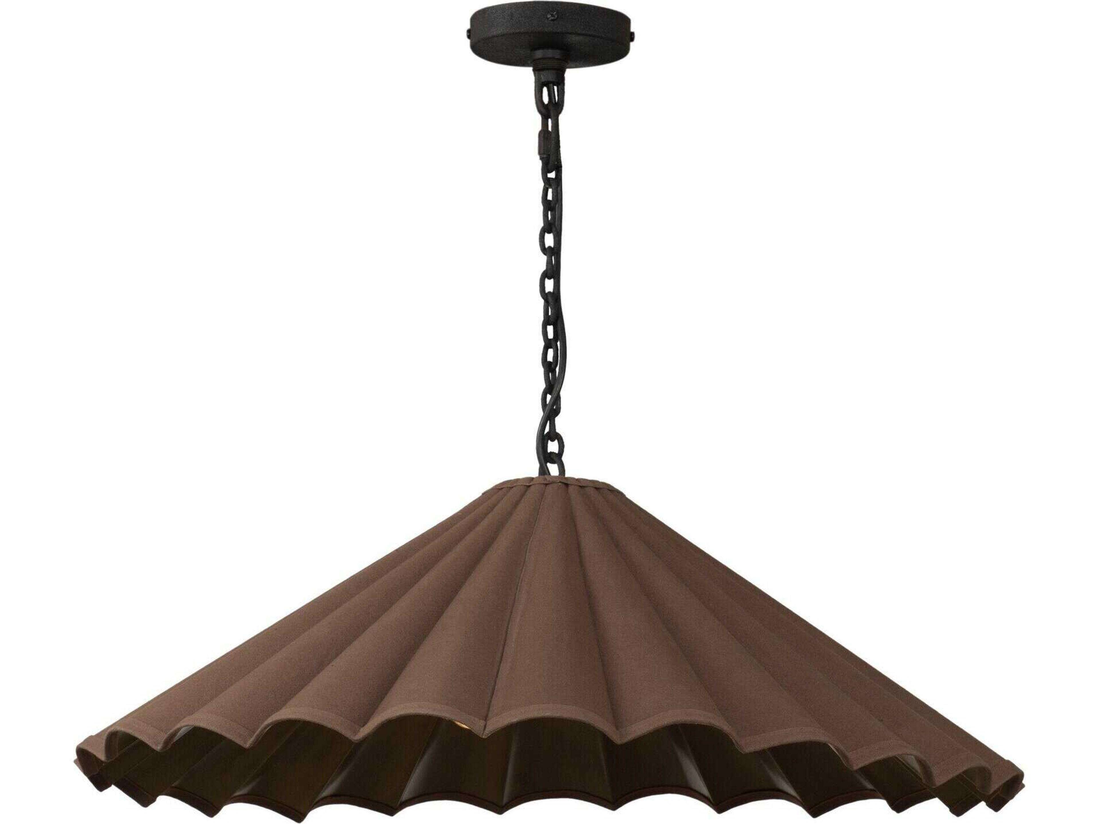 Hutton Fiorella Pendant - Black Wrought Iron