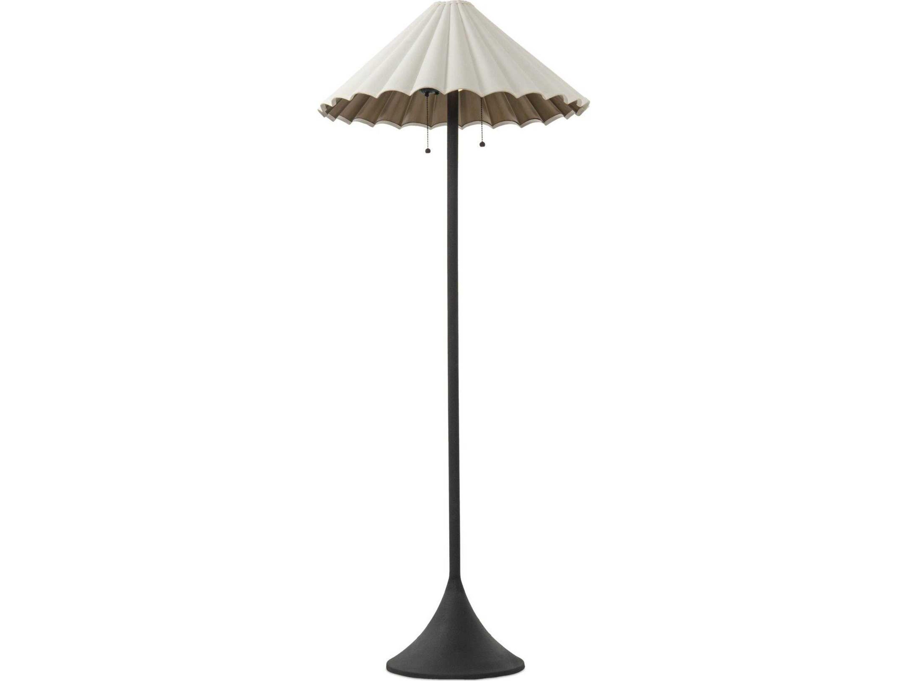 Hutton Fiorella Floor Lamp - Black Wrought Iron