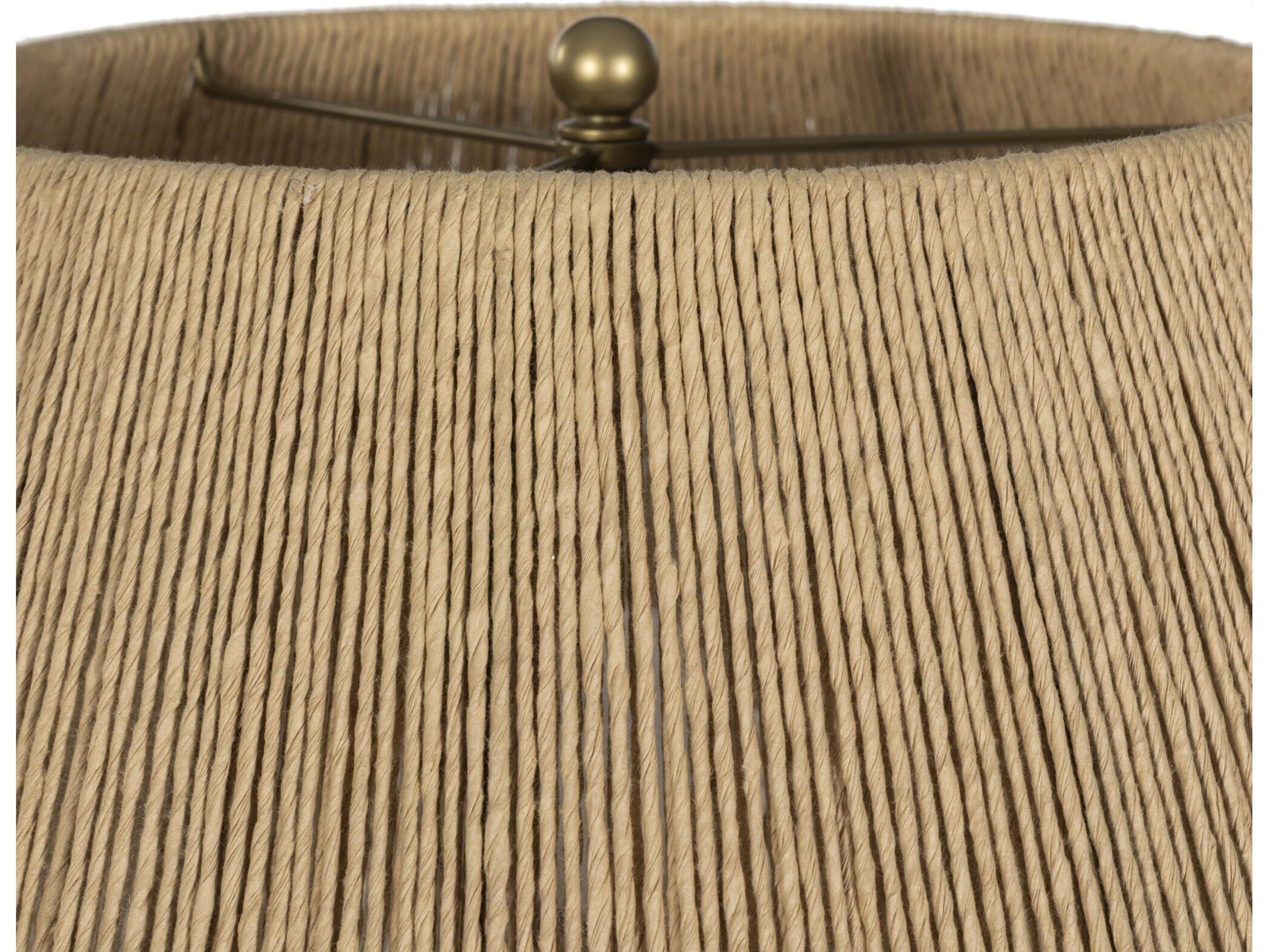 Four Hands Asher Nessa Floor Lamp - Antique Brass Iron