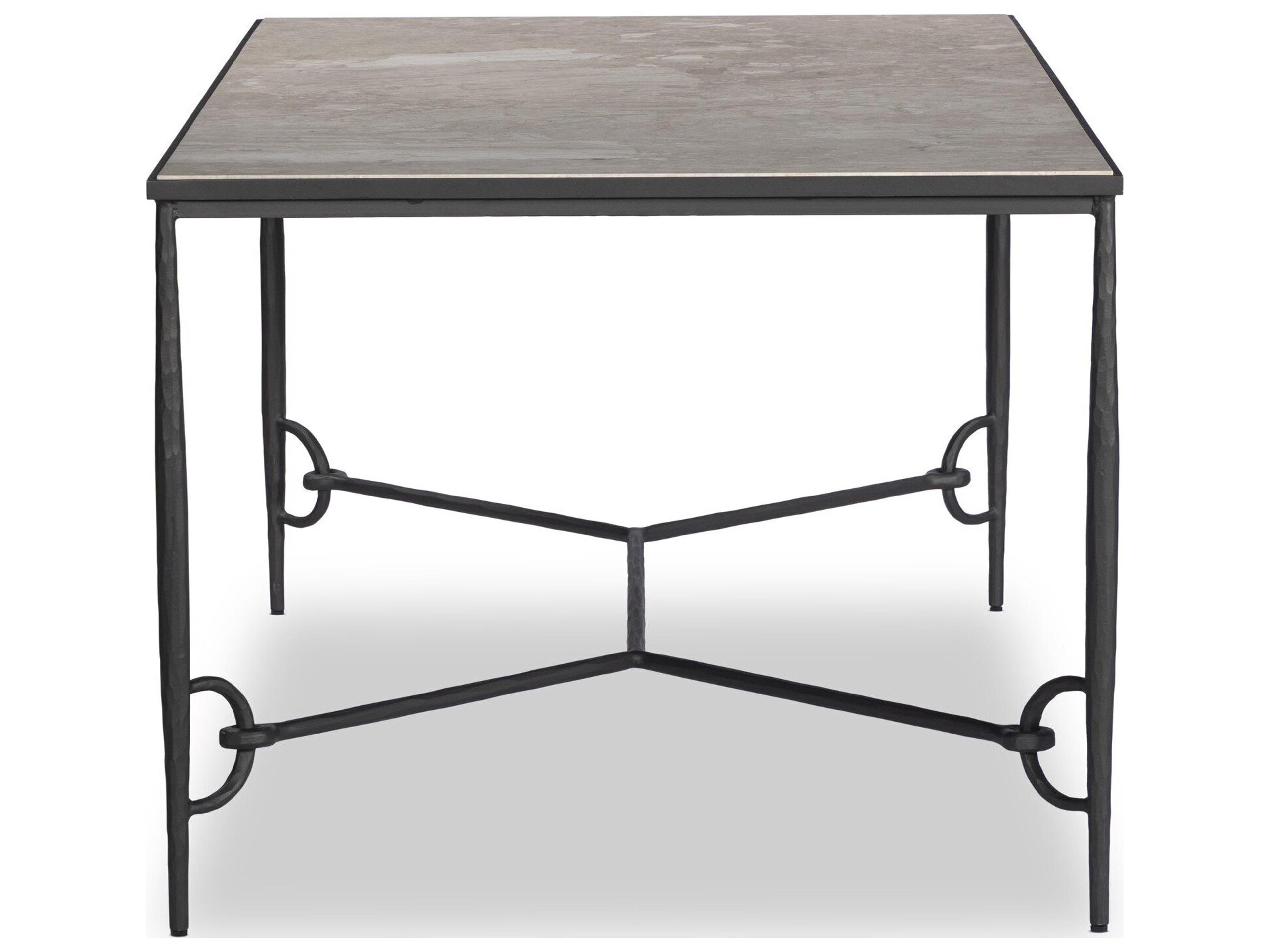Four Hands Element Hammered Gunmetal Gray Writing Desk