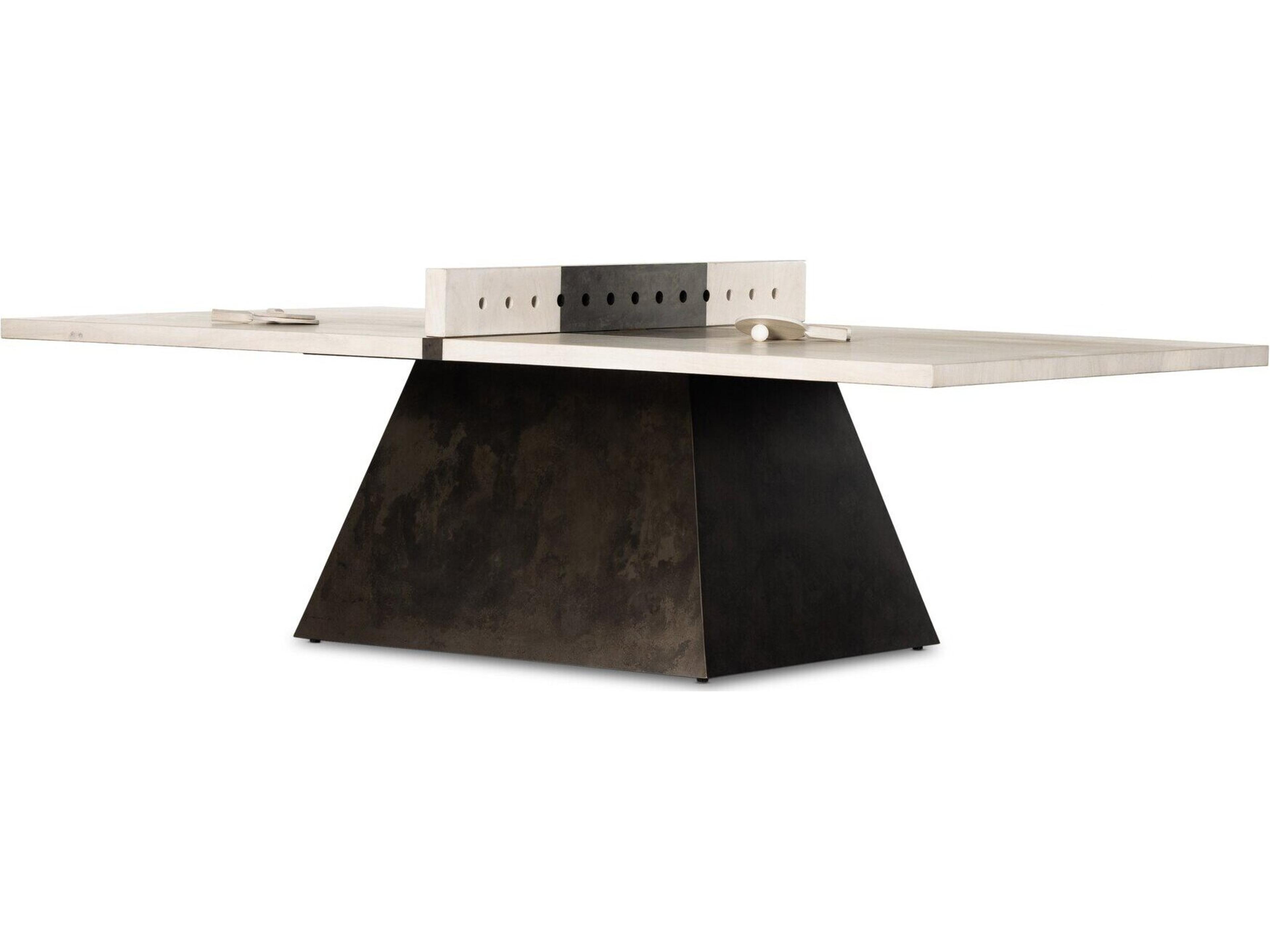 Wesson Ping Pong Aged Metal Table