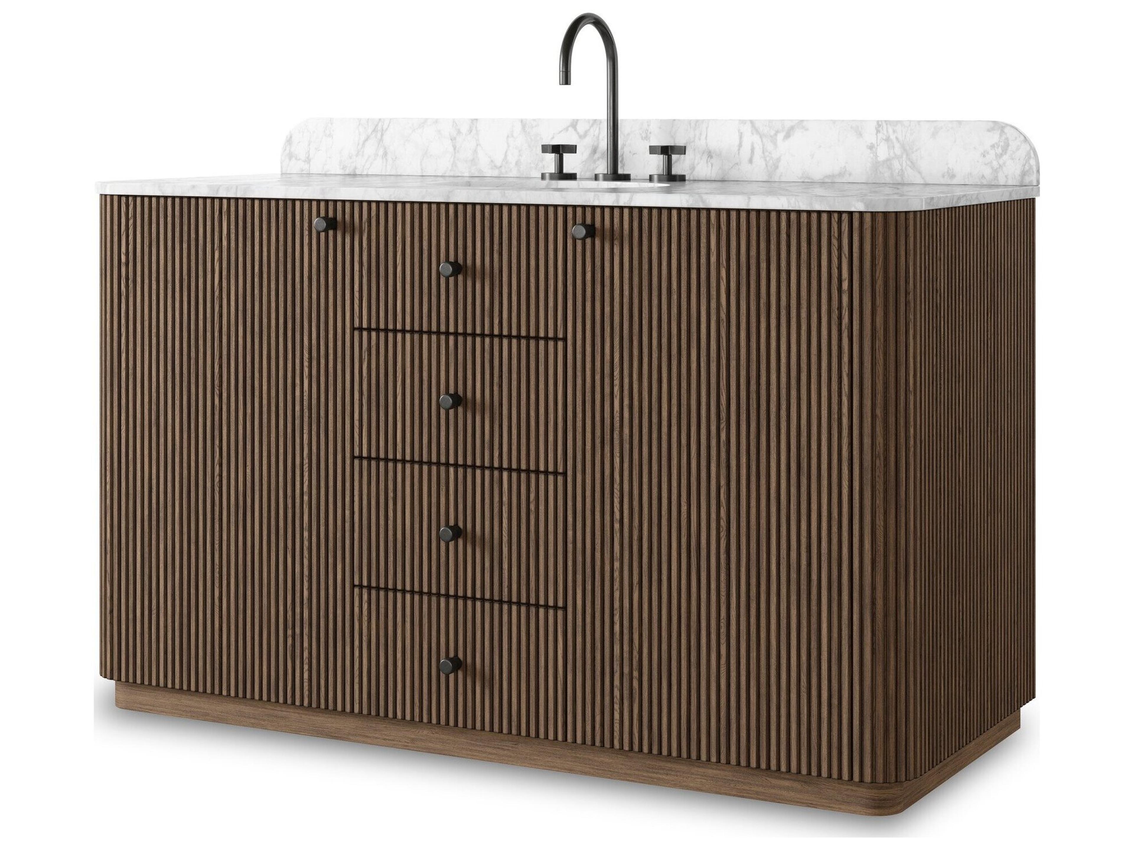 Filmore Satin Espresso Oak Veneer Vanity