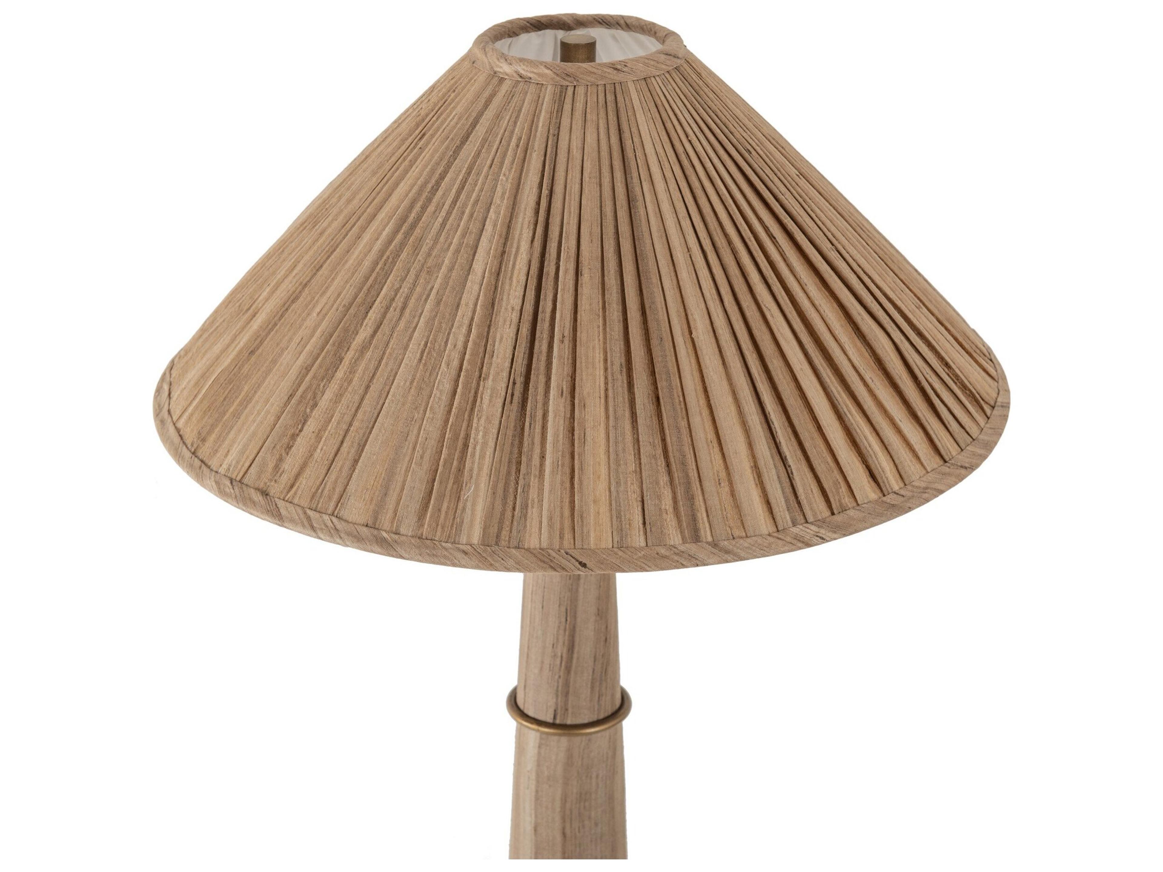 Four Hands Hutton Antique Brass Traditional Floor Lamp