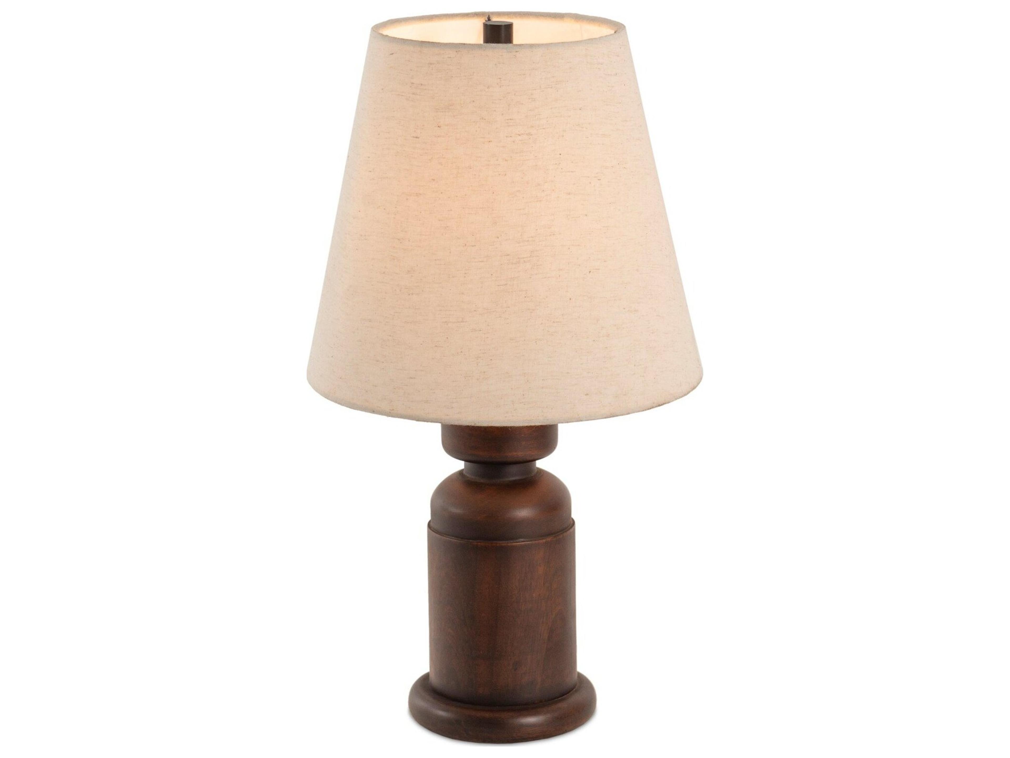 Hutton Russet Mango Brown Traditional Table Lamp