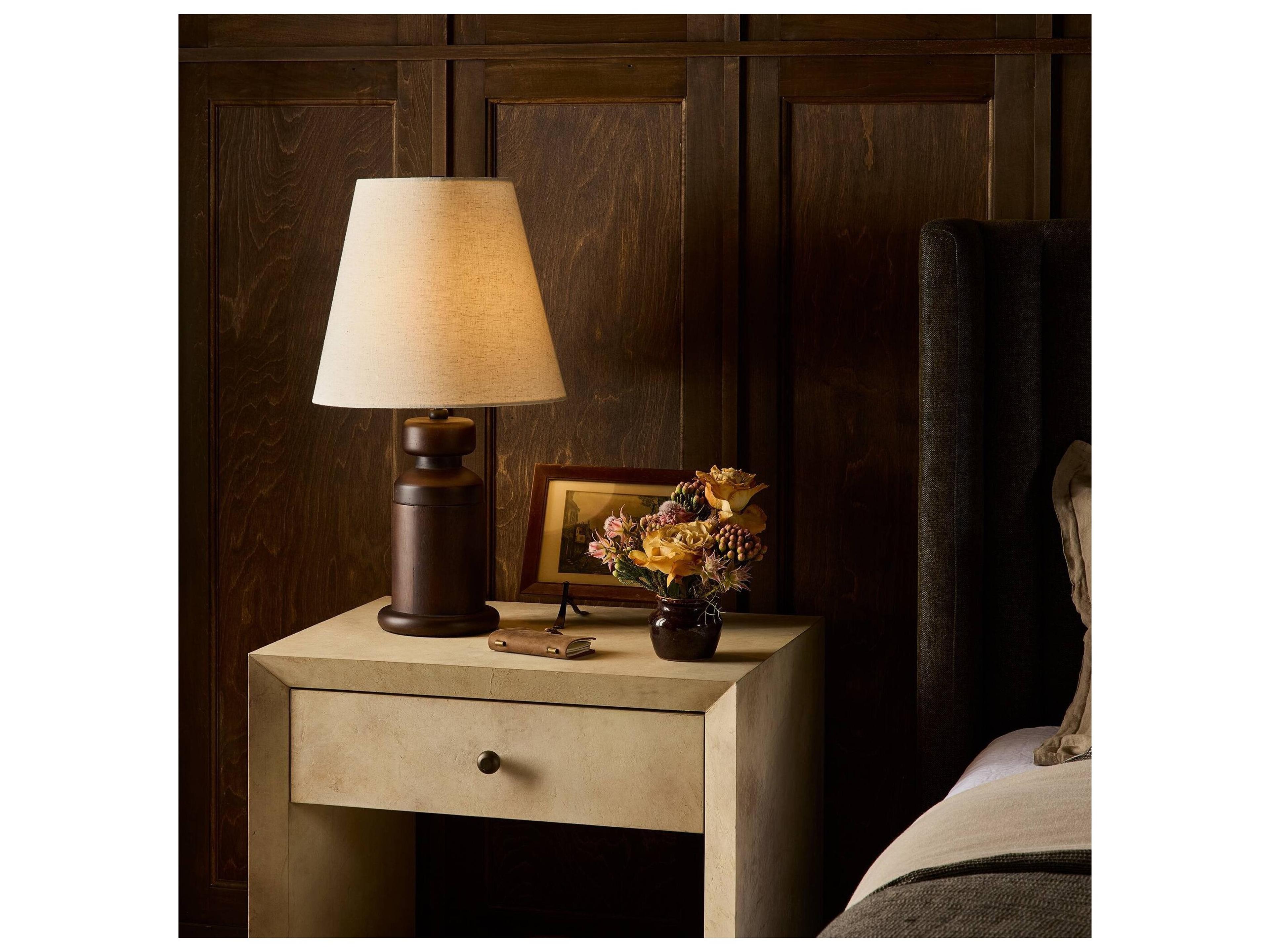 Four Hands Hutton Russet Mango Brown Traditional Table Lamp