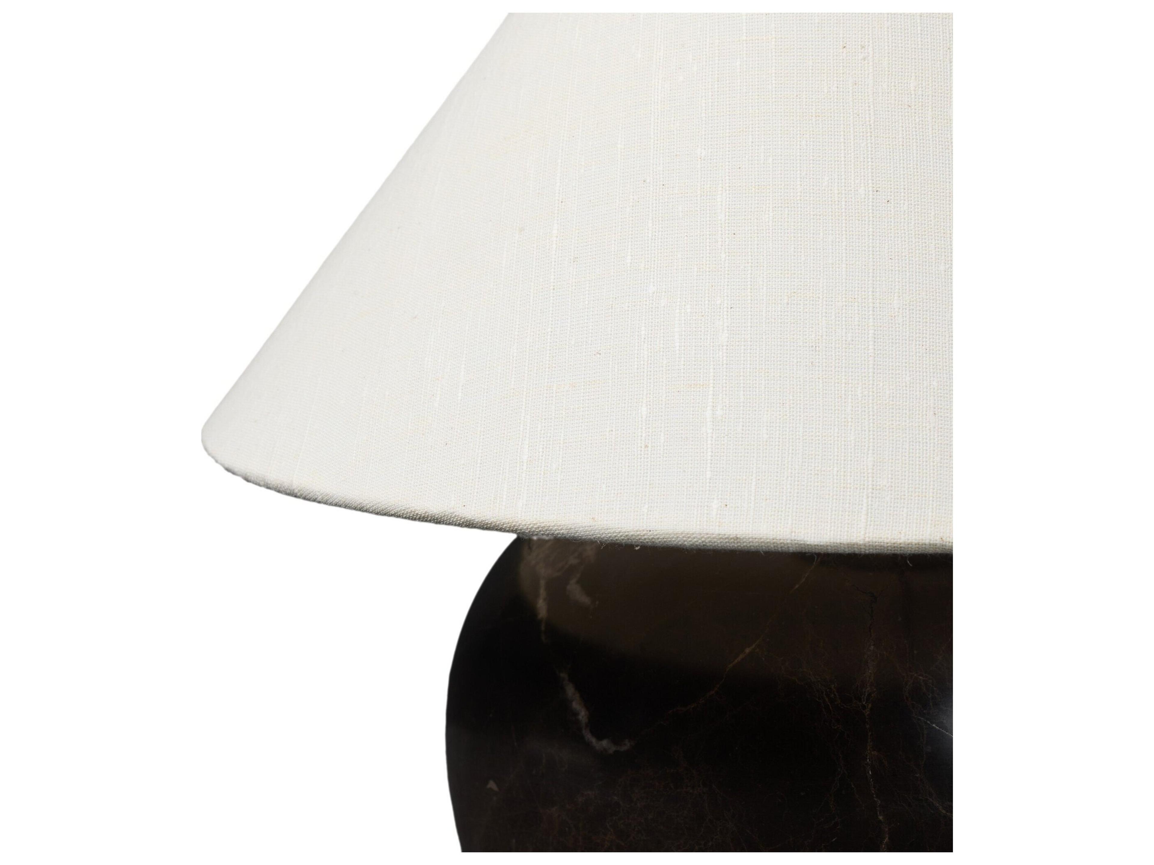 Four Hands Camden Brown Italian Marble Bronze Traditional Table Lamp