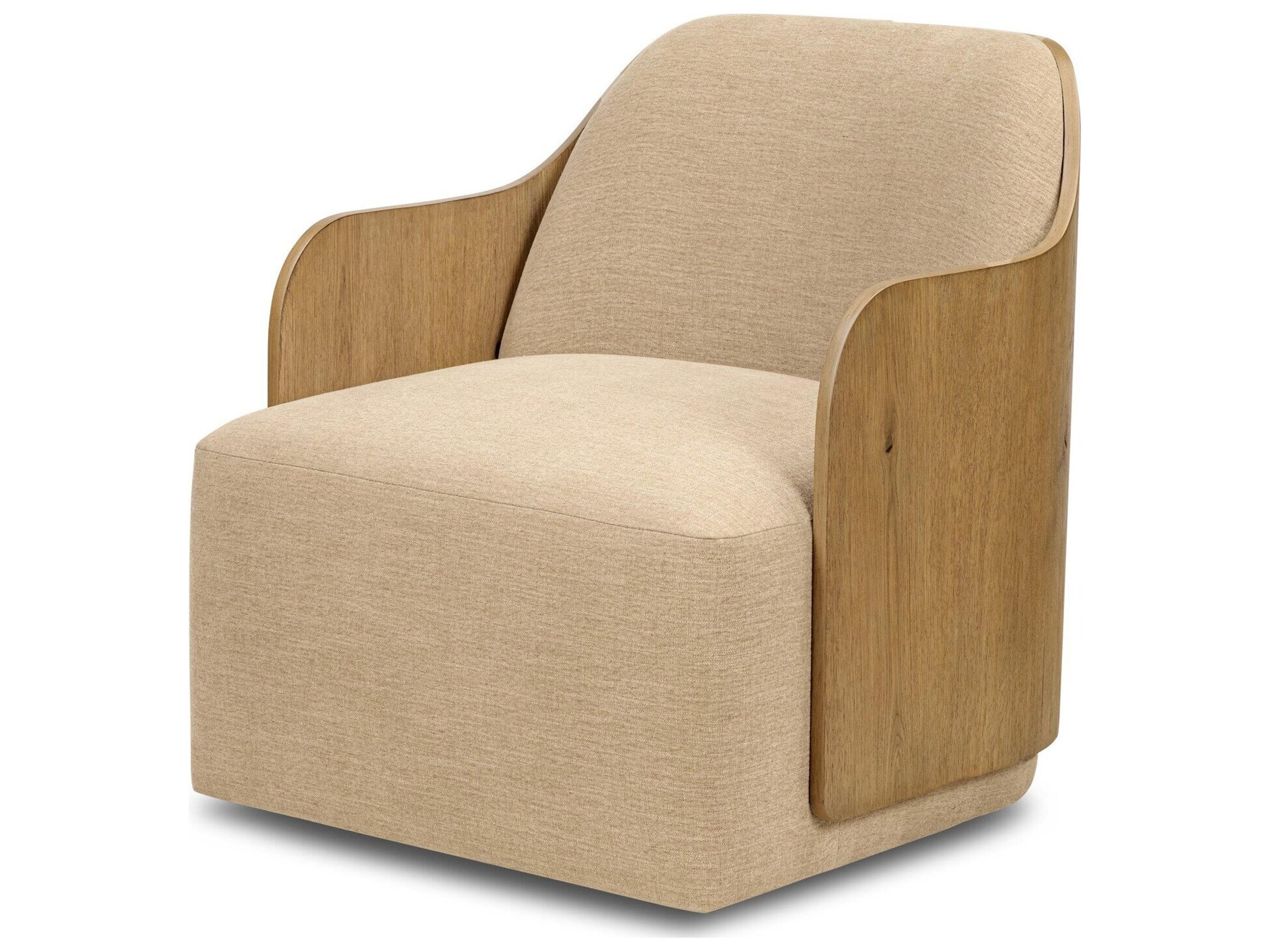 Lawson Swivel Beige Accent Chair
