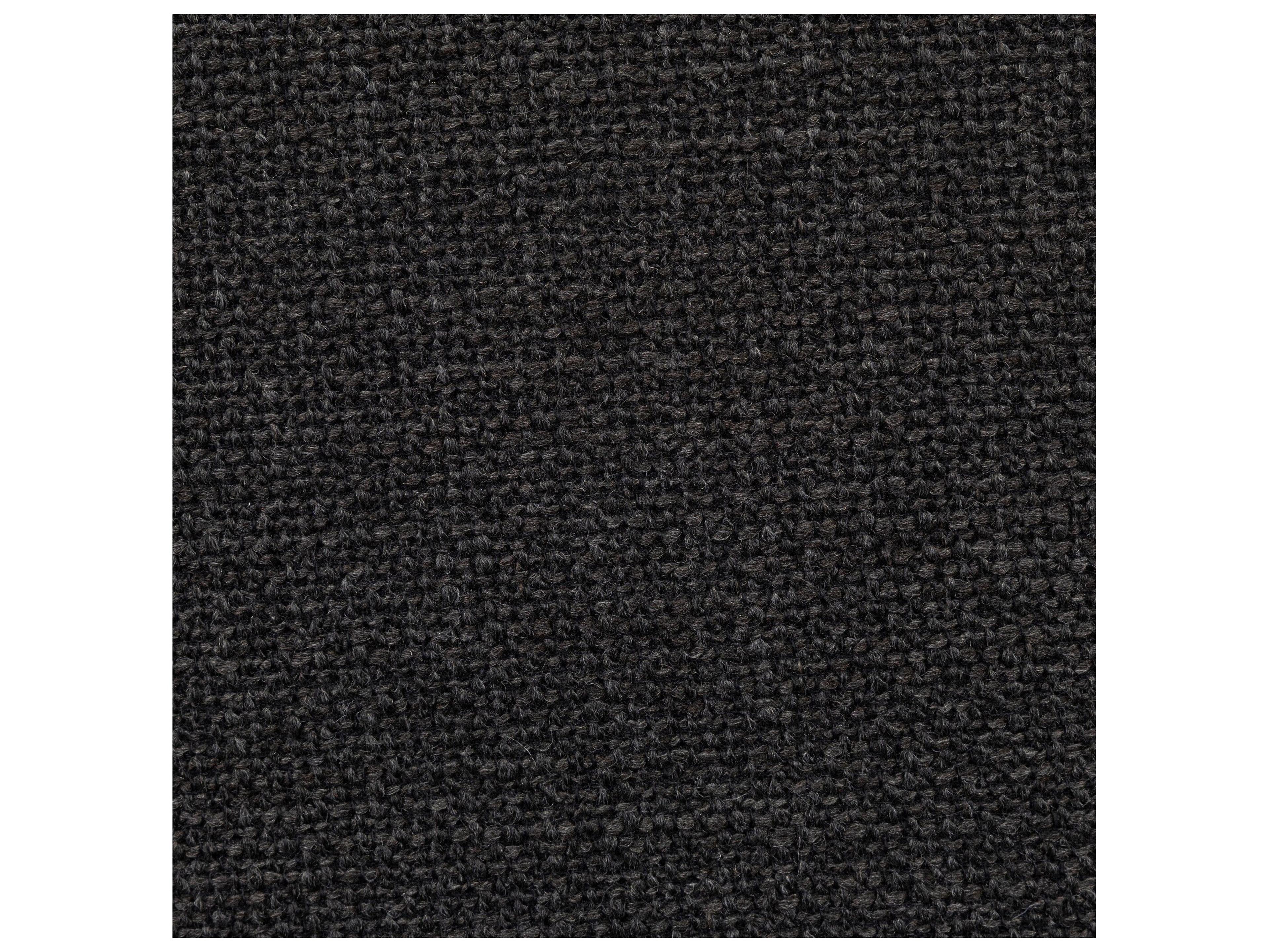 Four Hands Agency Oak Wood Black Upholstered Armless Dining Chair