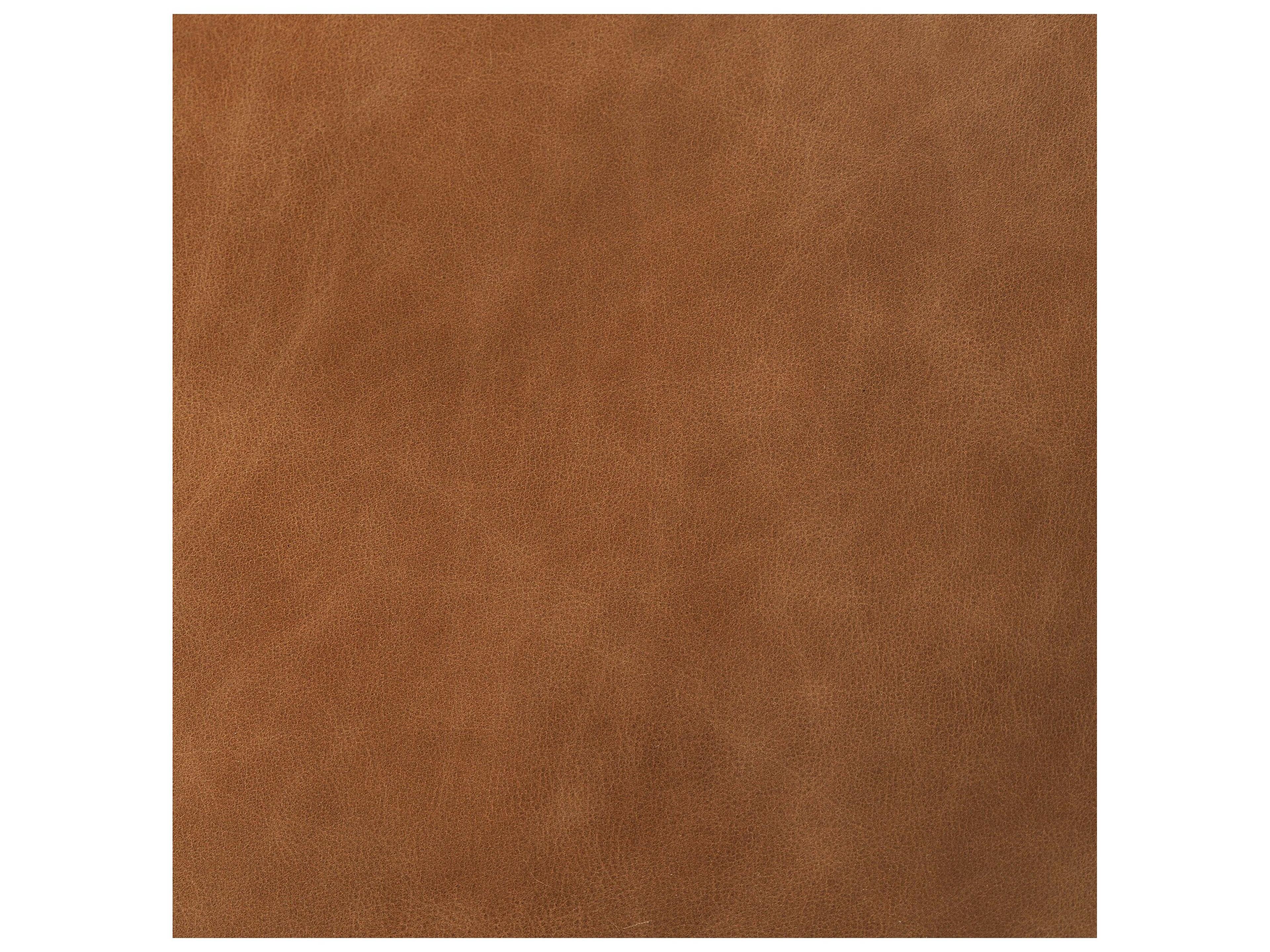 Four Hands Ackerman Swivel Sonoma Chestnut Leather Accent Chair