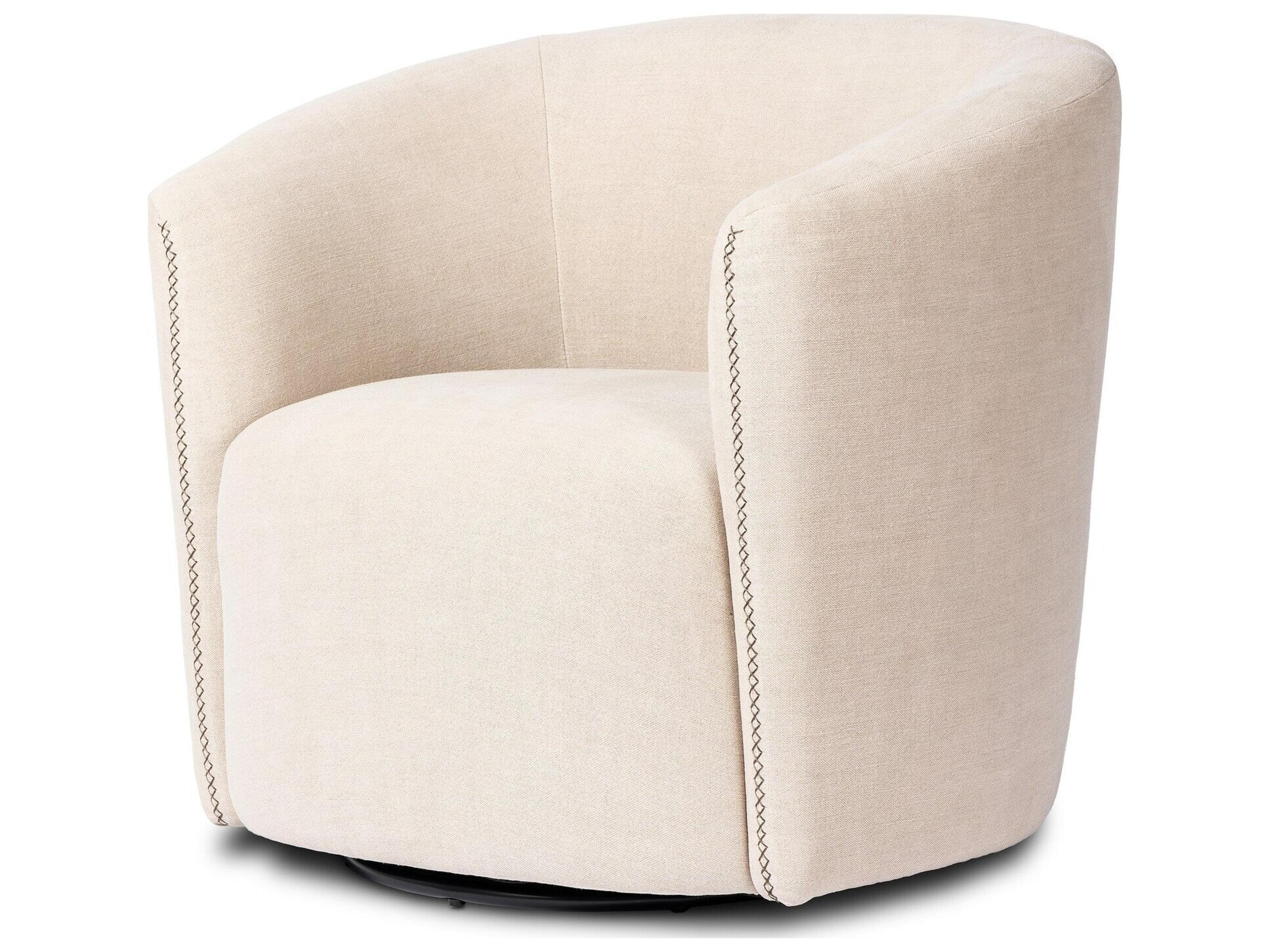 Ackerman Swivel Broadway Dune Accent Chair