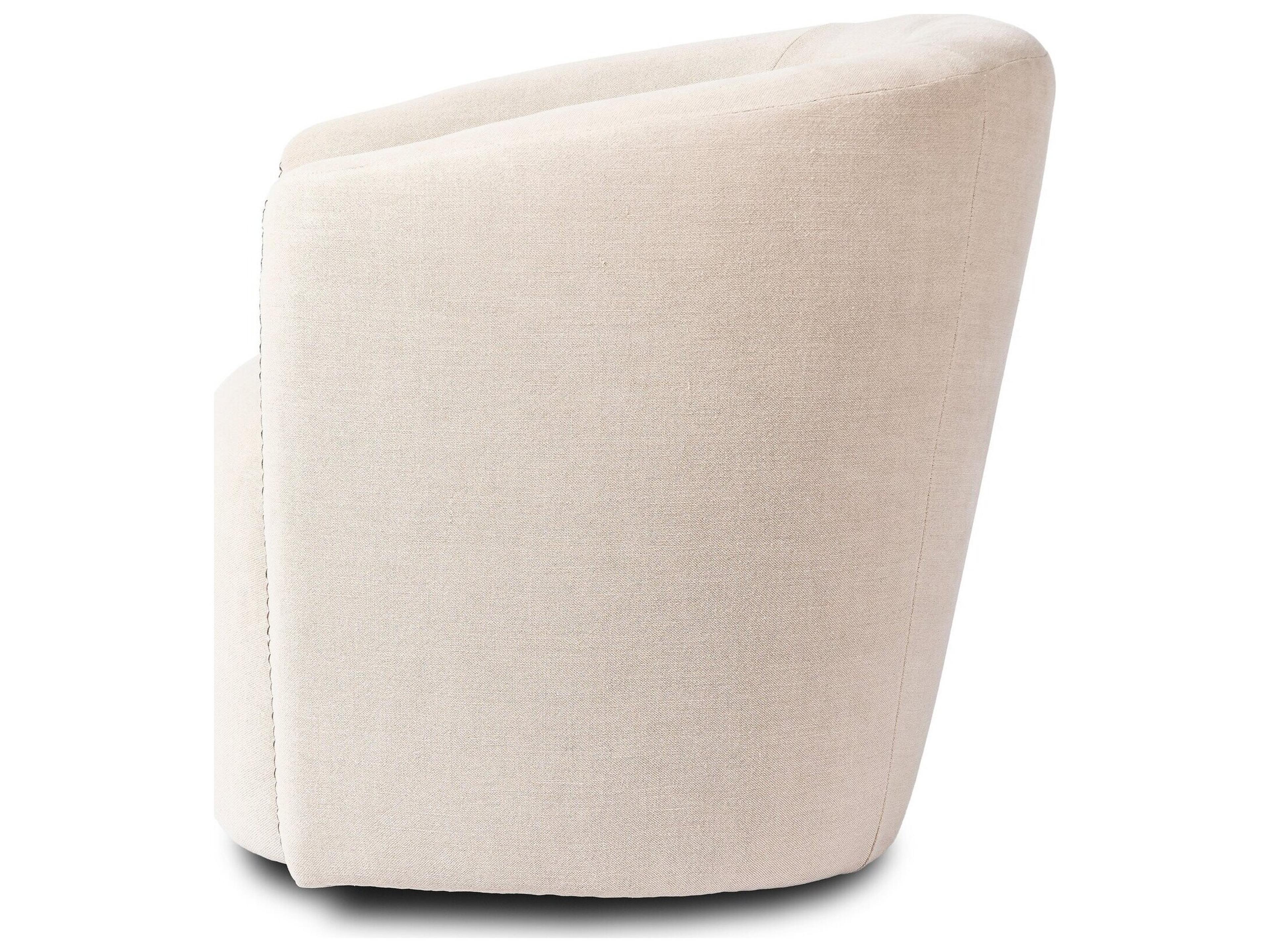 Four Hands Ackerman Swivel Broadway Dune Accent Chair