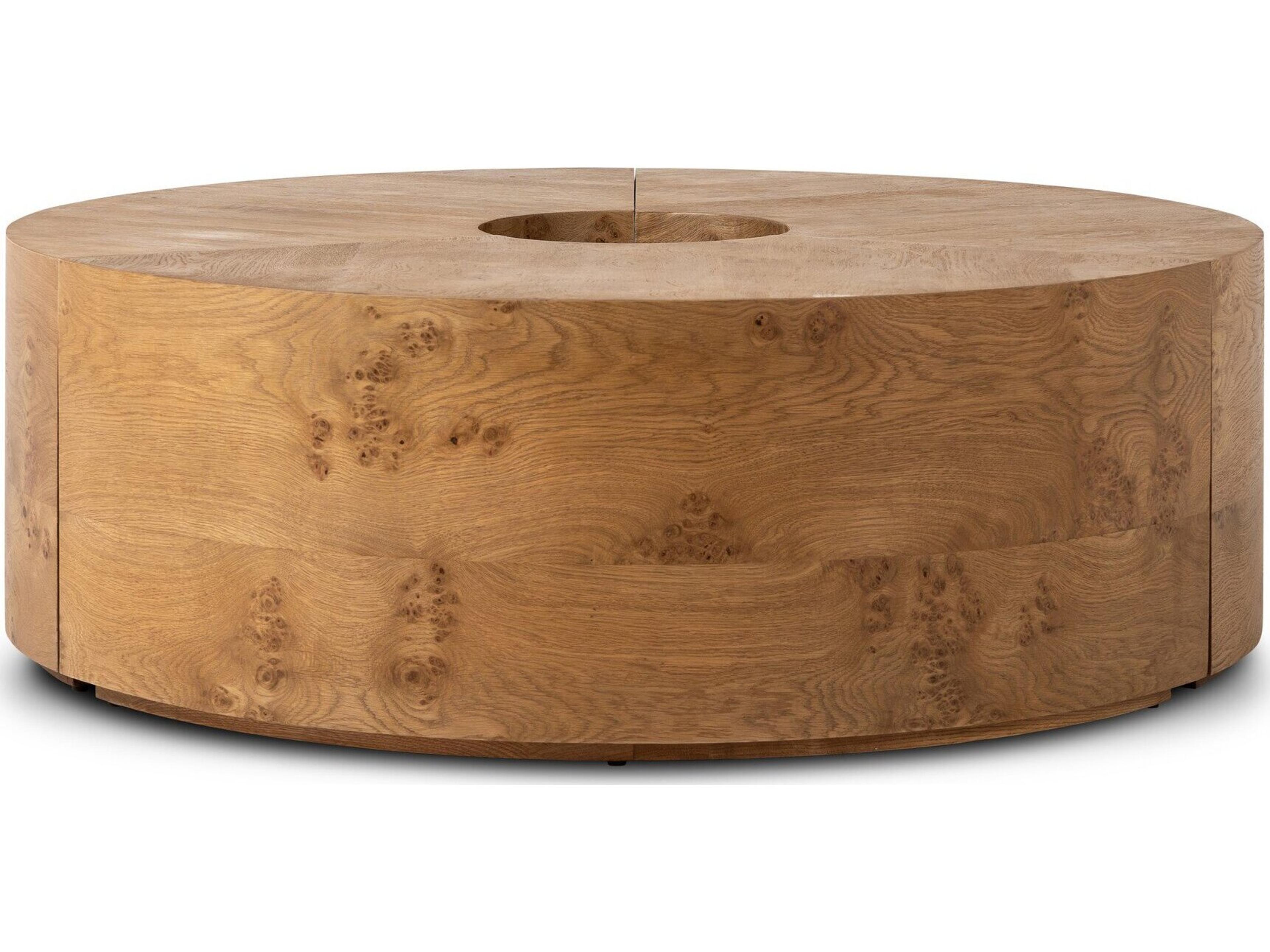 Collins Round Wood Coffee Table