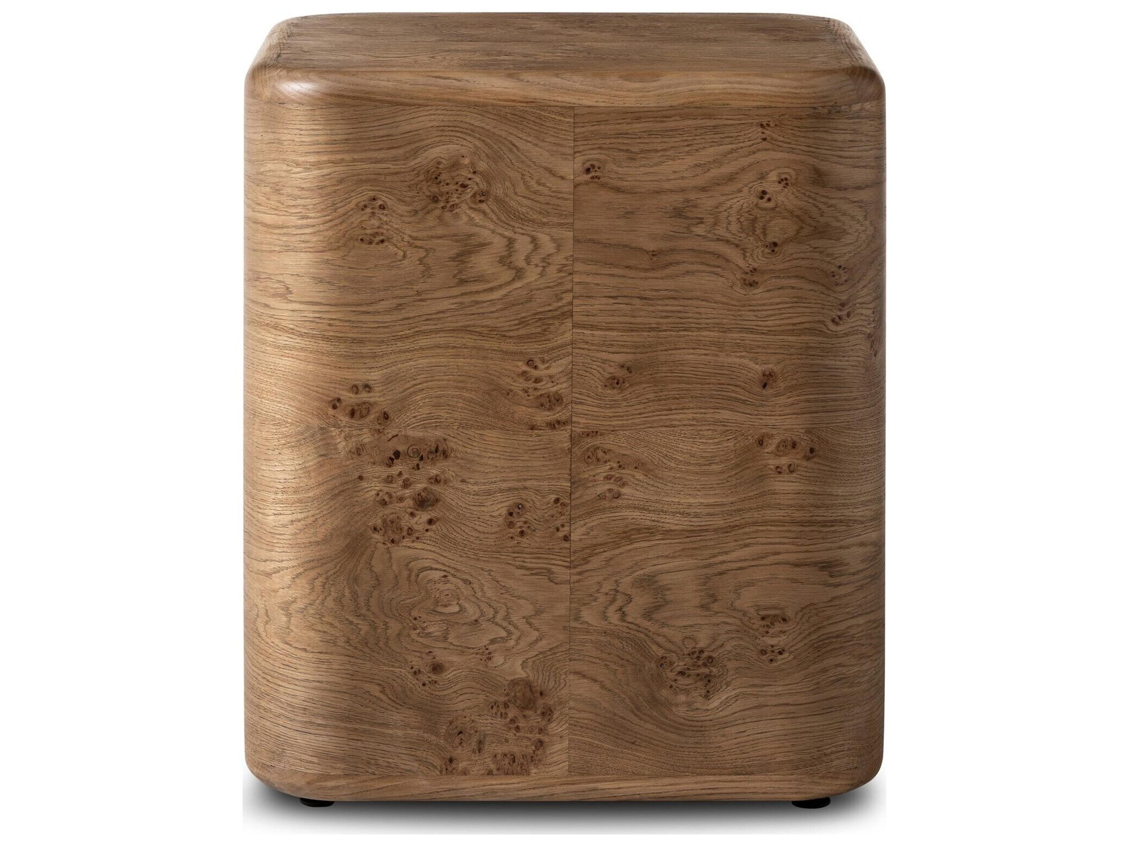 Four Hands Collins Square Wood End Table