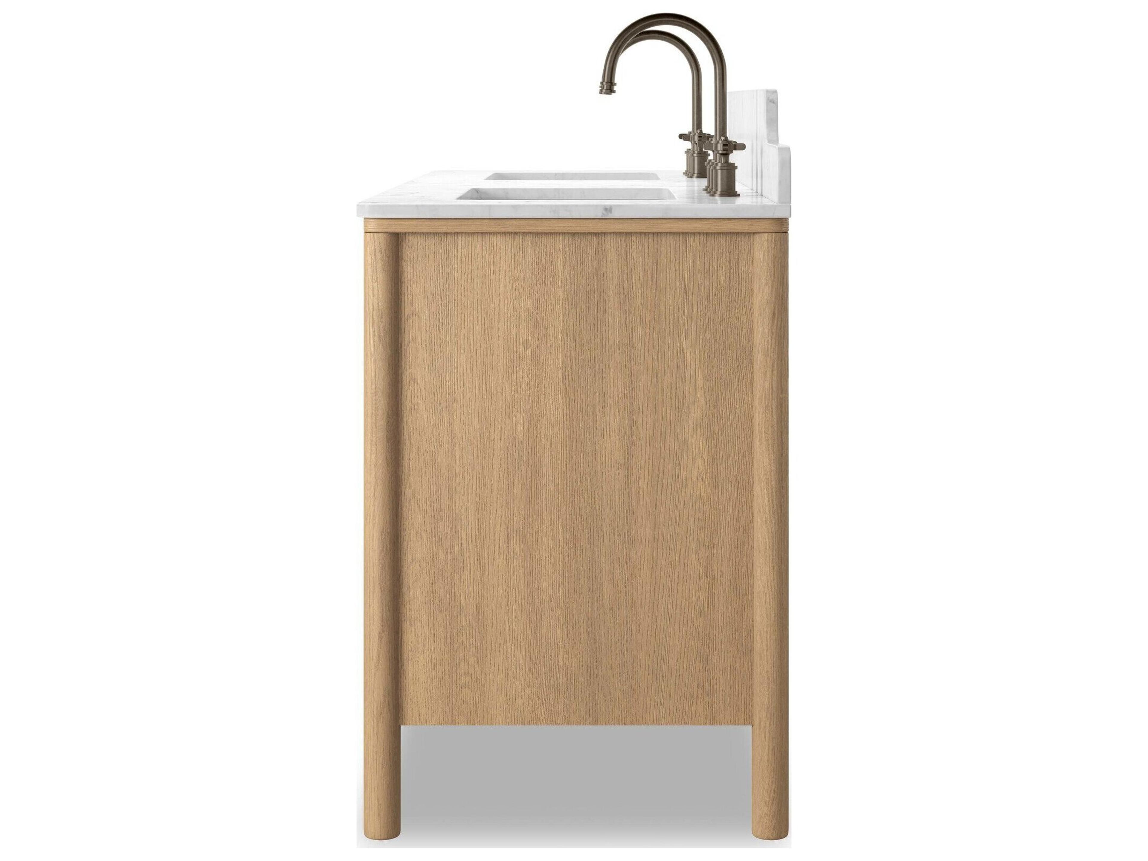 Four Hands Blaire Satin Light Wash Oak Veneer Vanity