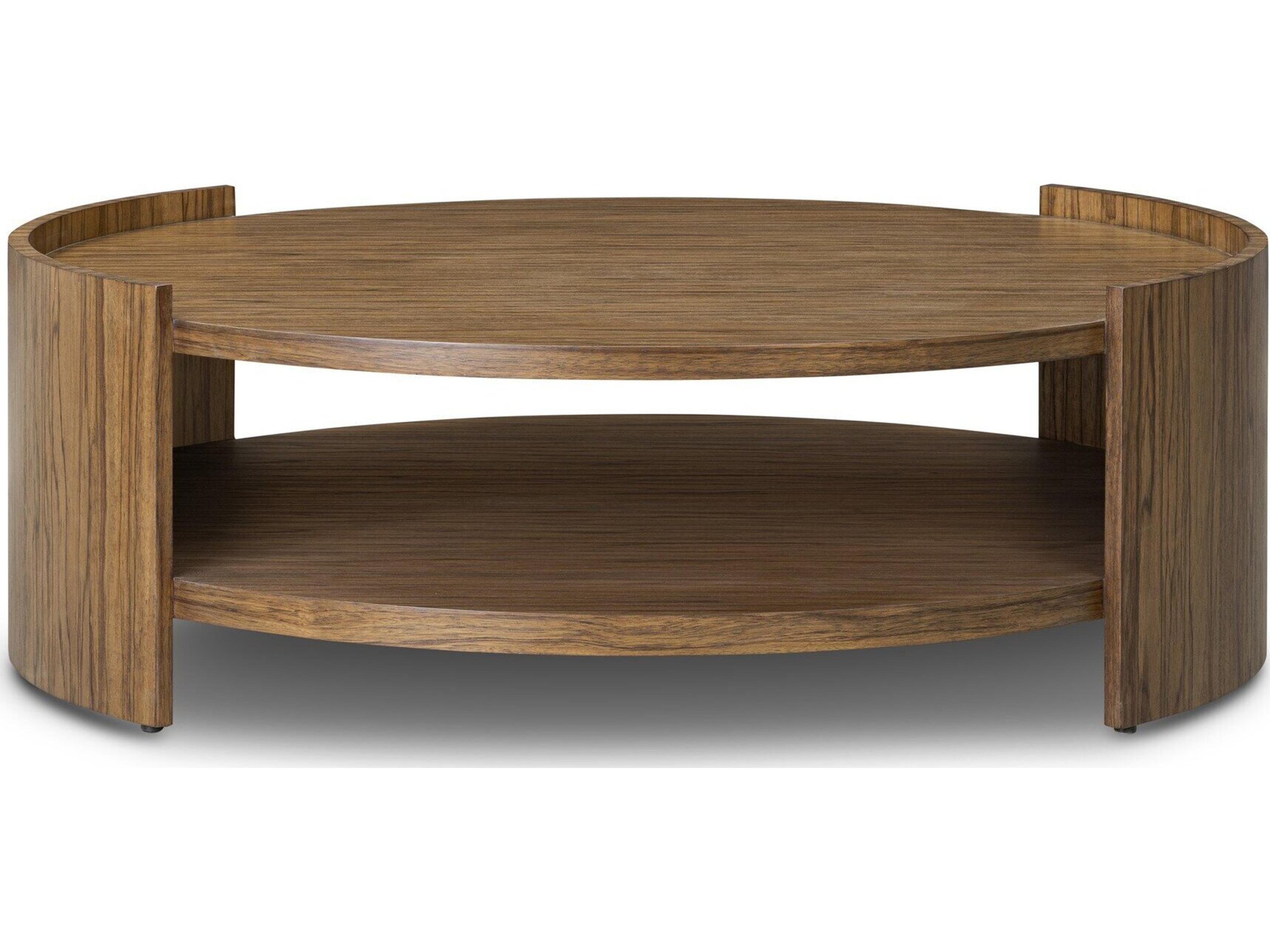 Four Hands Albert Round Wood Coffee Table