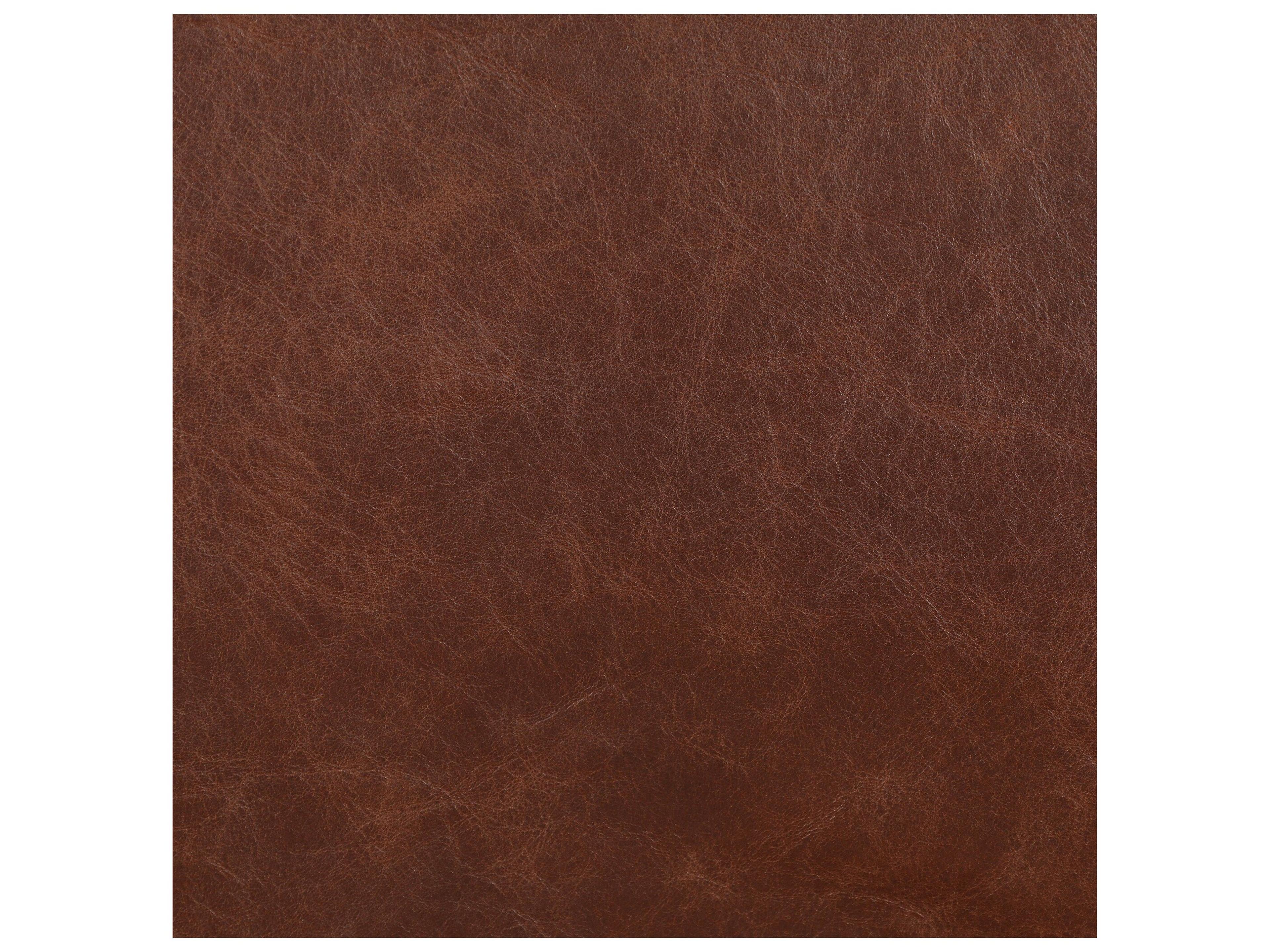 Four Hands Houghton Monte Mushroom Leather Armless Dining Chair