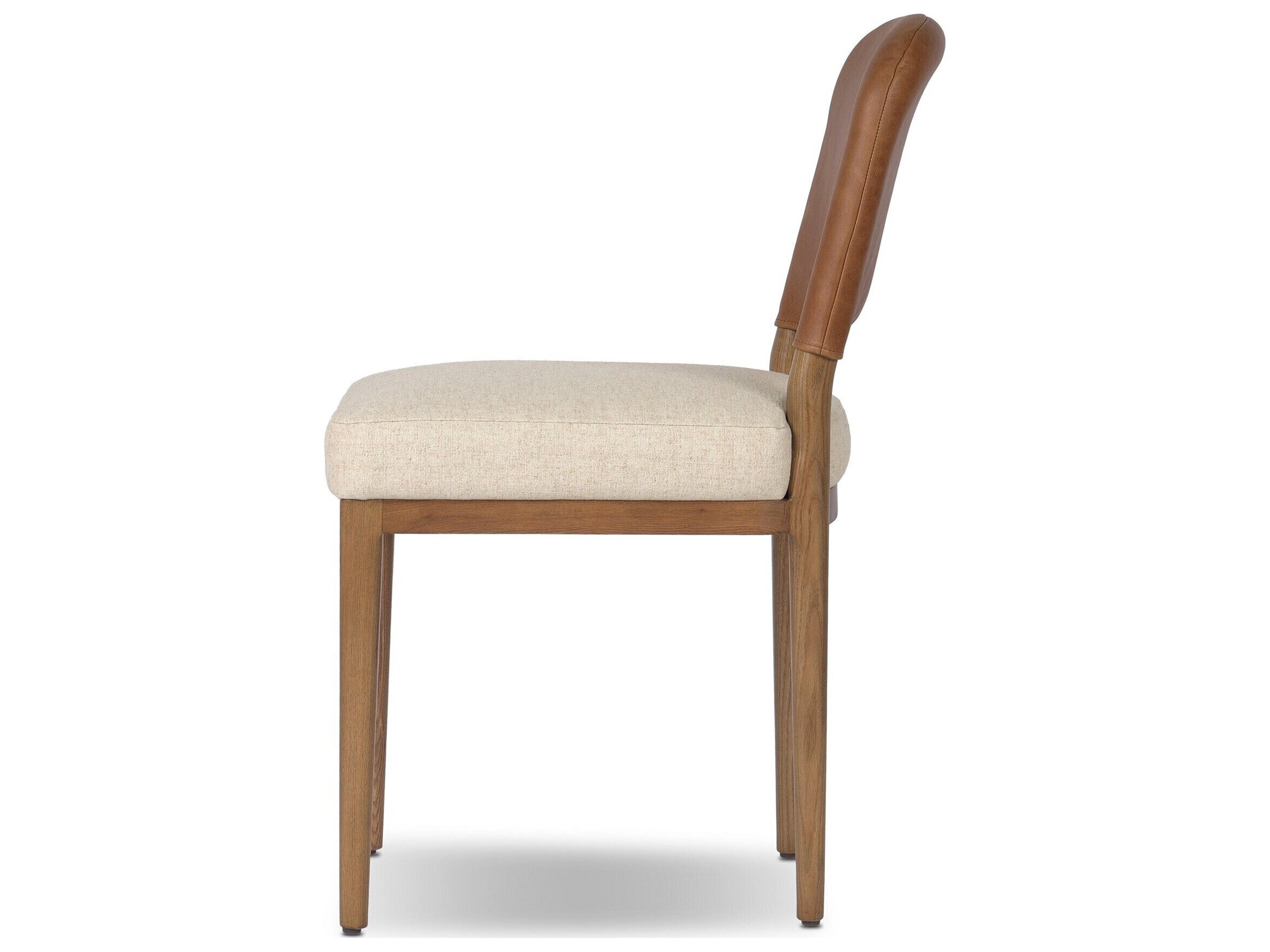 Four Hands Houghton Antwerp Natural Armless Dining Chair