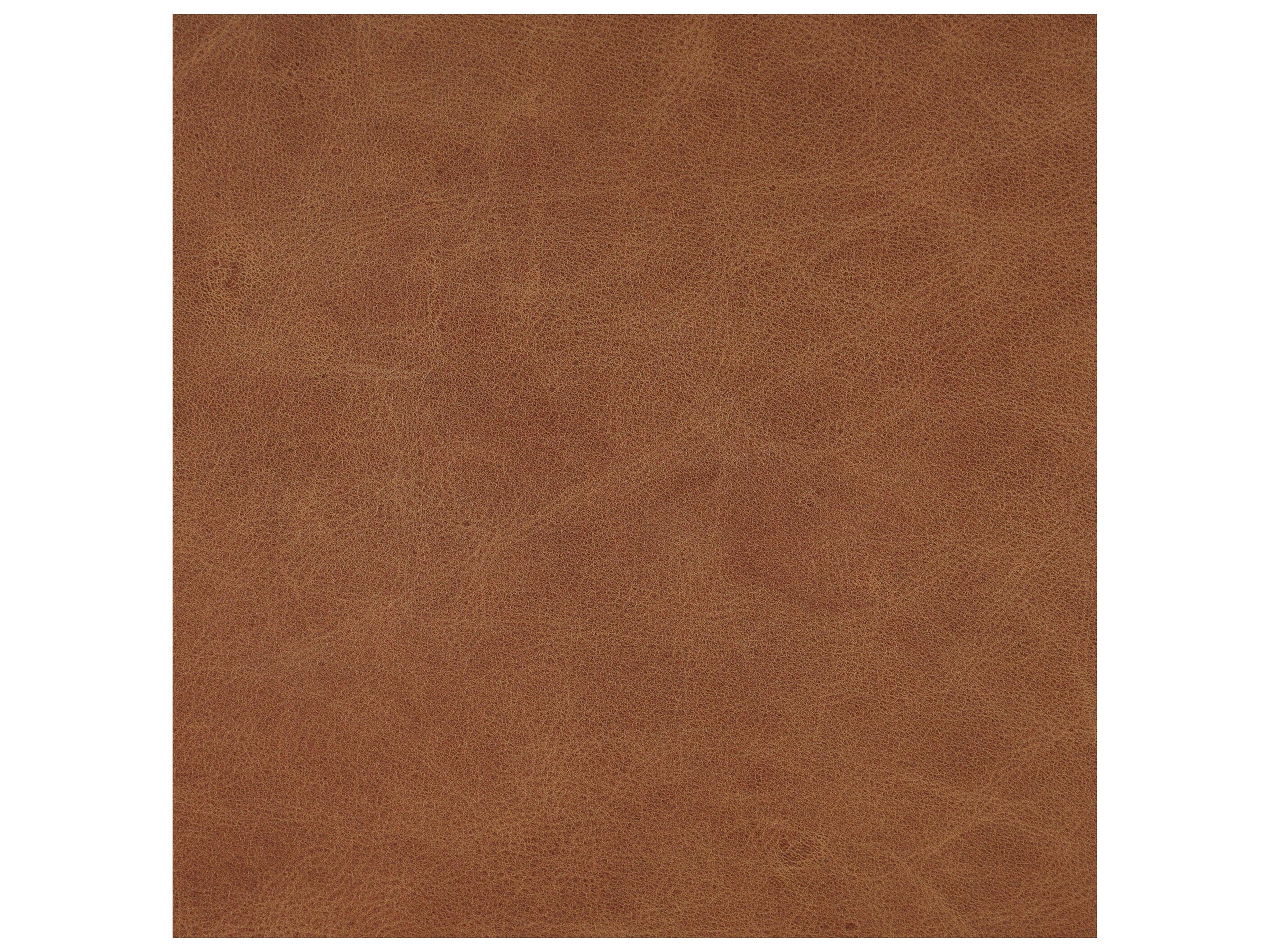 Four Hands Houghton Brown Leather Armless Dining Chair