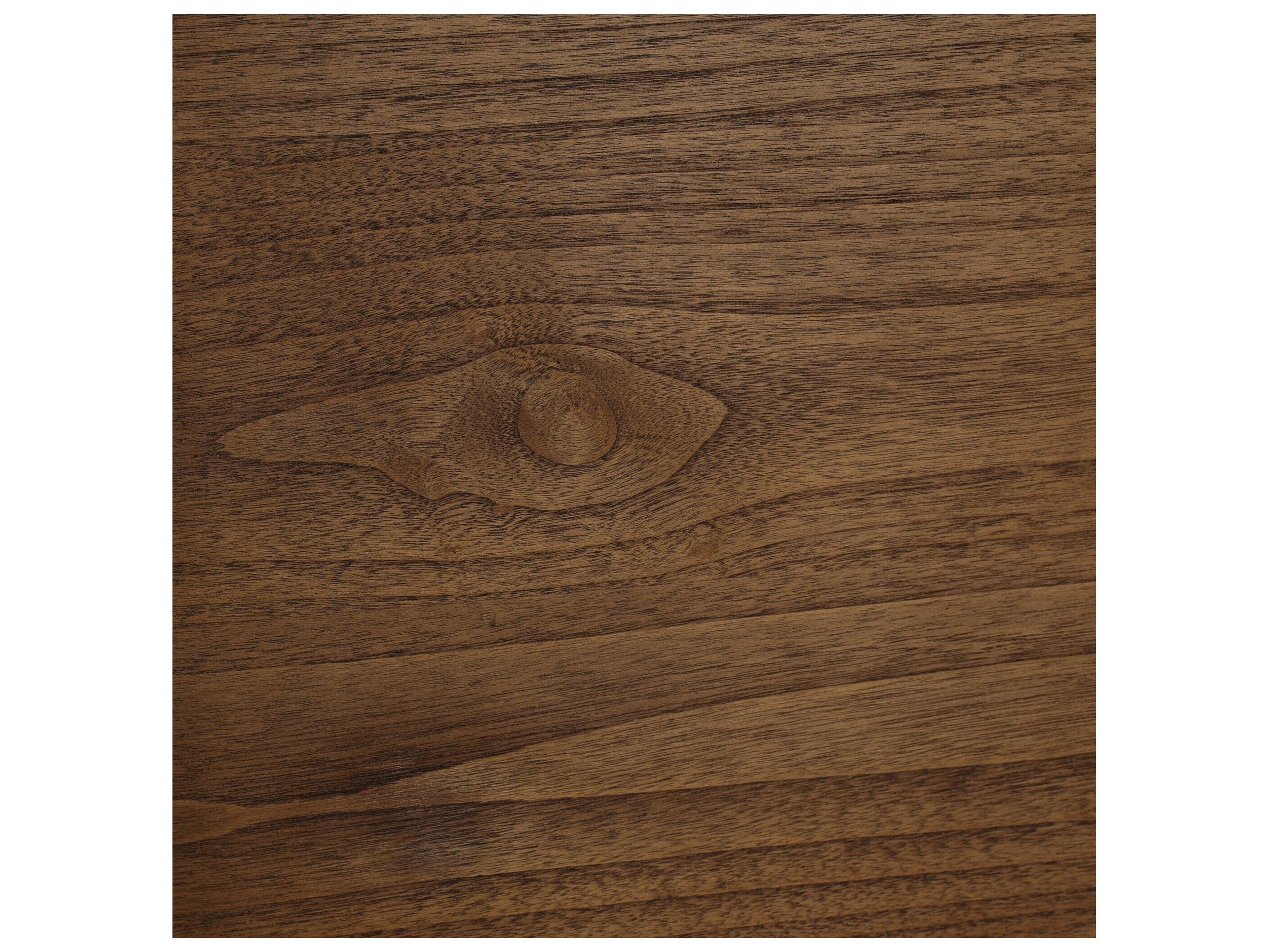 Four Hands Hamilton Amber Sungkai Veneer Brown Wood Executive Desk