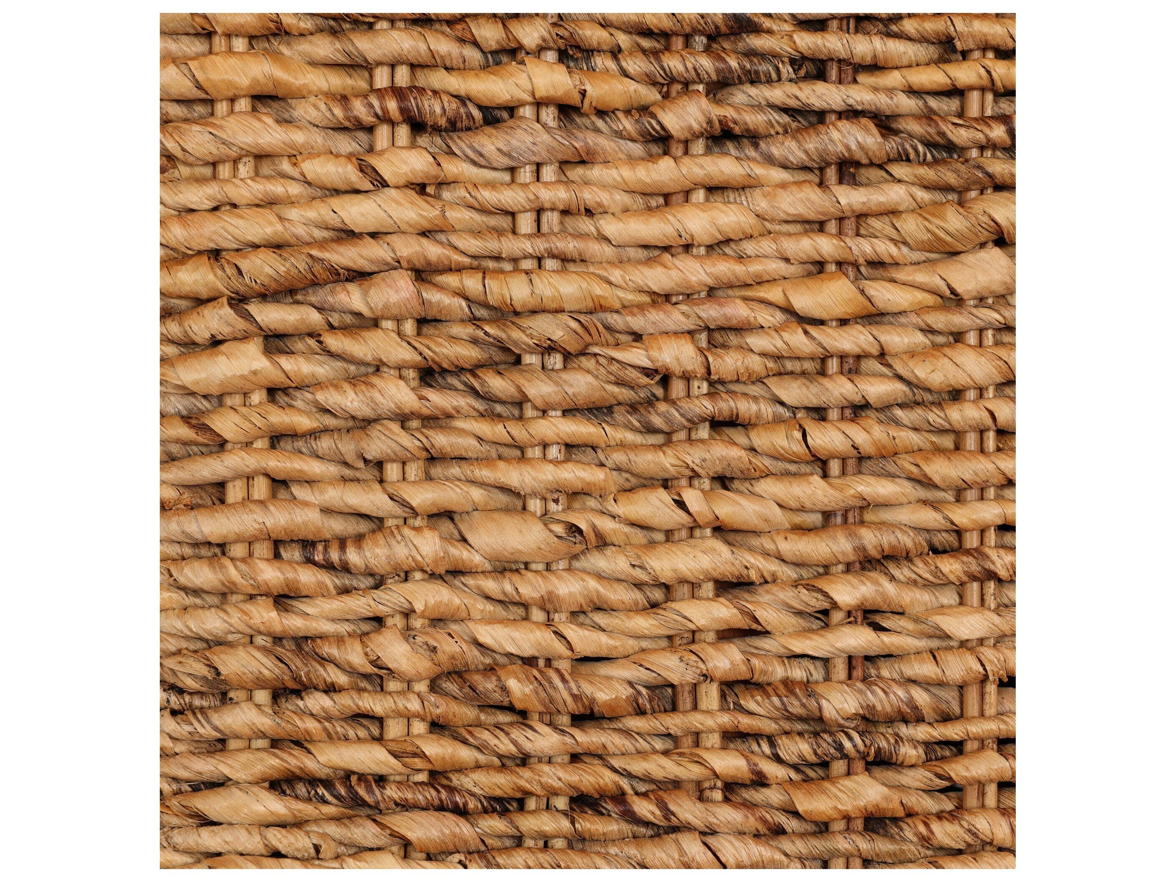 Four Hands Grass Roots Lynchart Sand Tan Upholstered Accent Stool