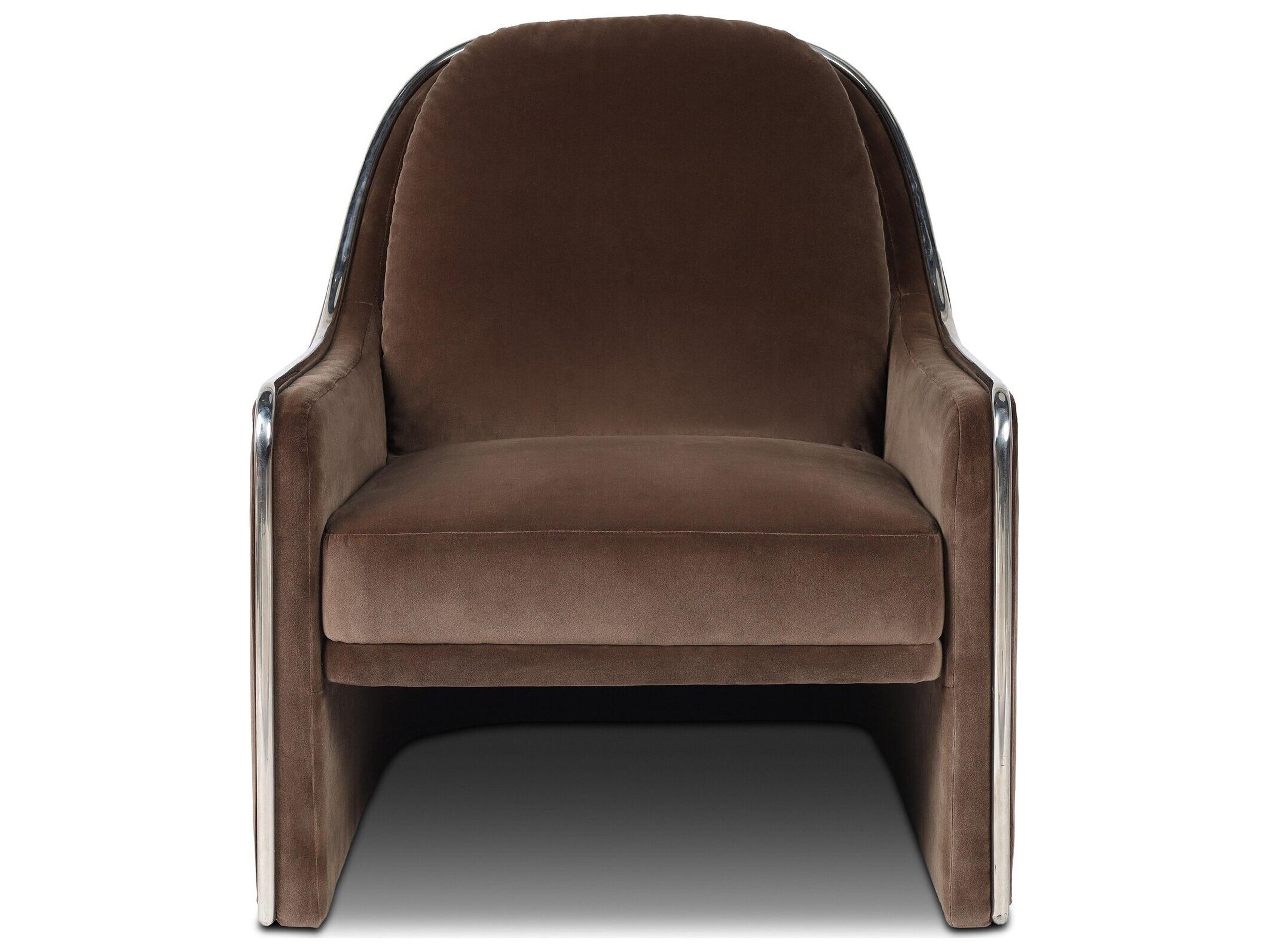 Four Hands Allston Brown Velvet Accent Chair