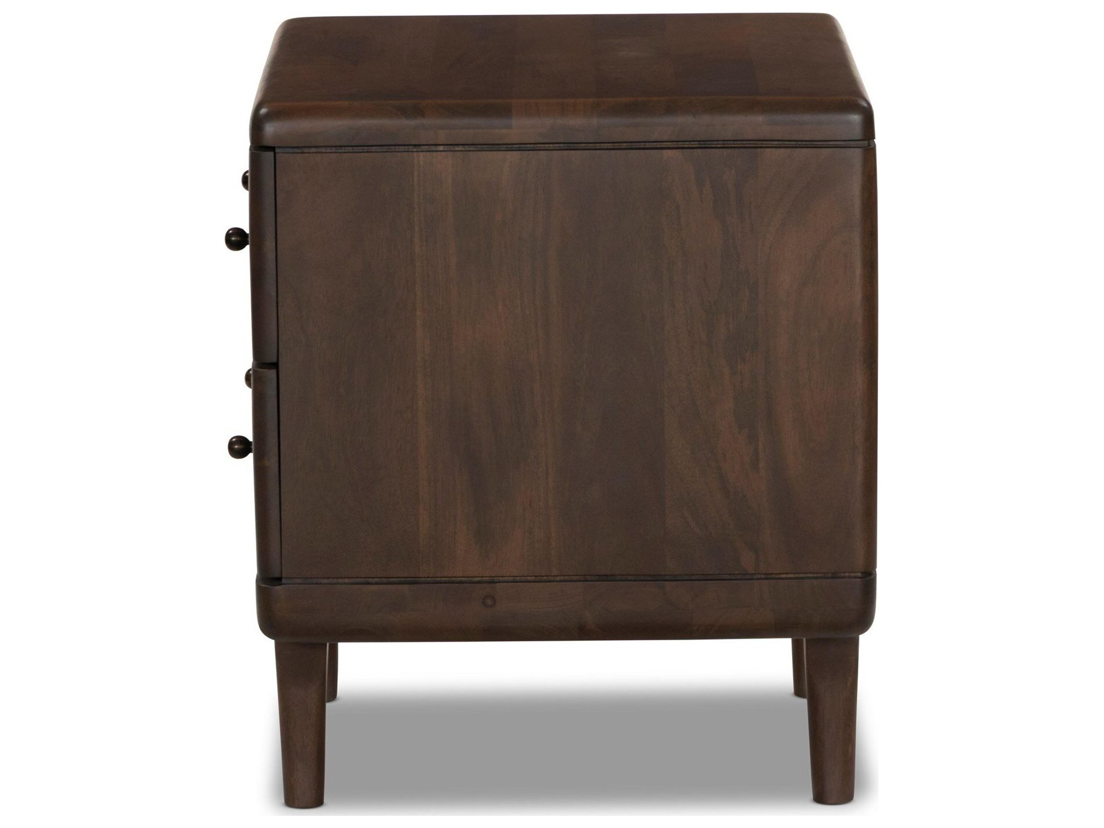 Four Hands Jenner 2-Drawers Mango Wood Nightstand