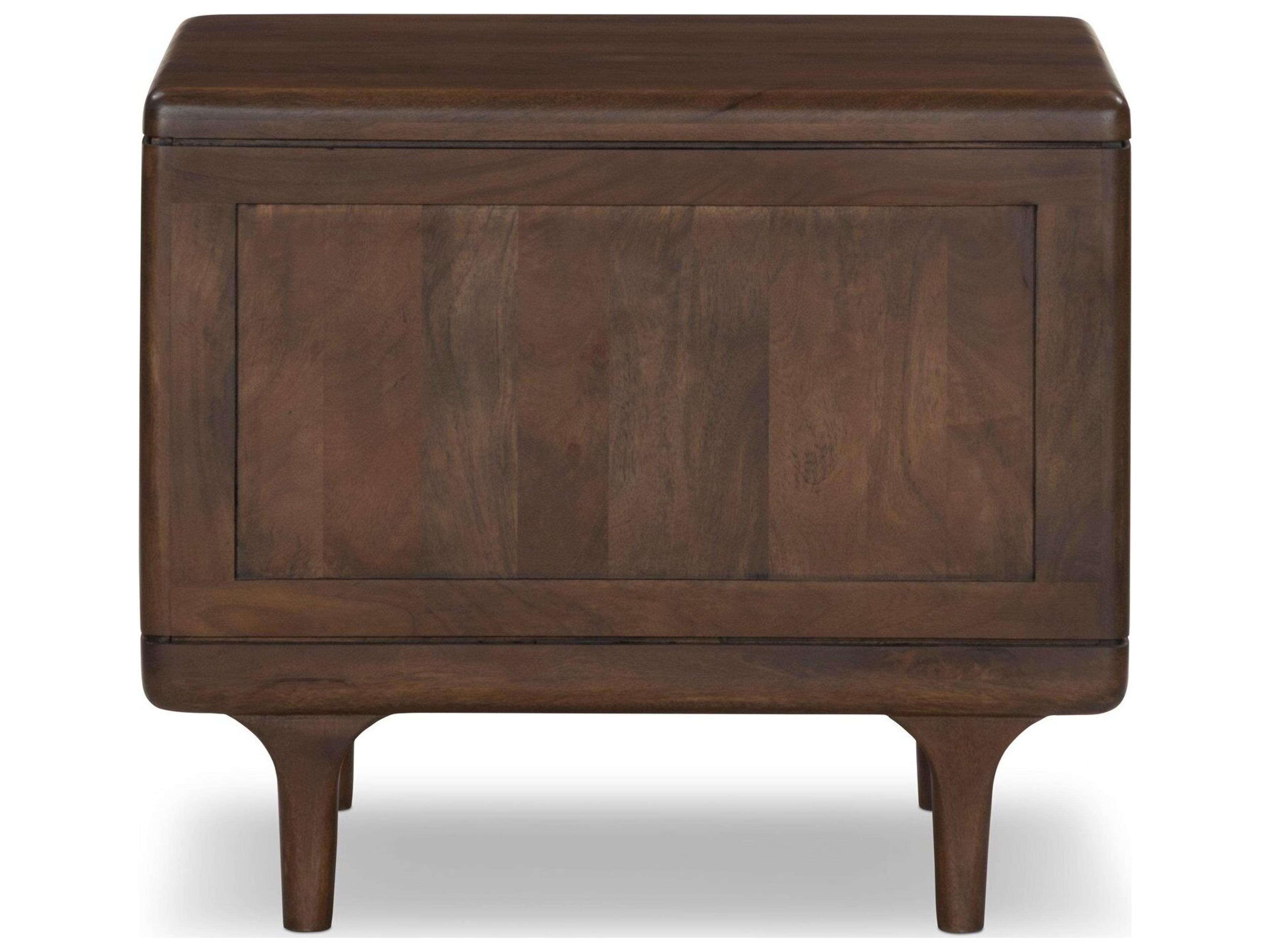 Four Hands Jenner 2-Drawers Mango Wood Nightstand