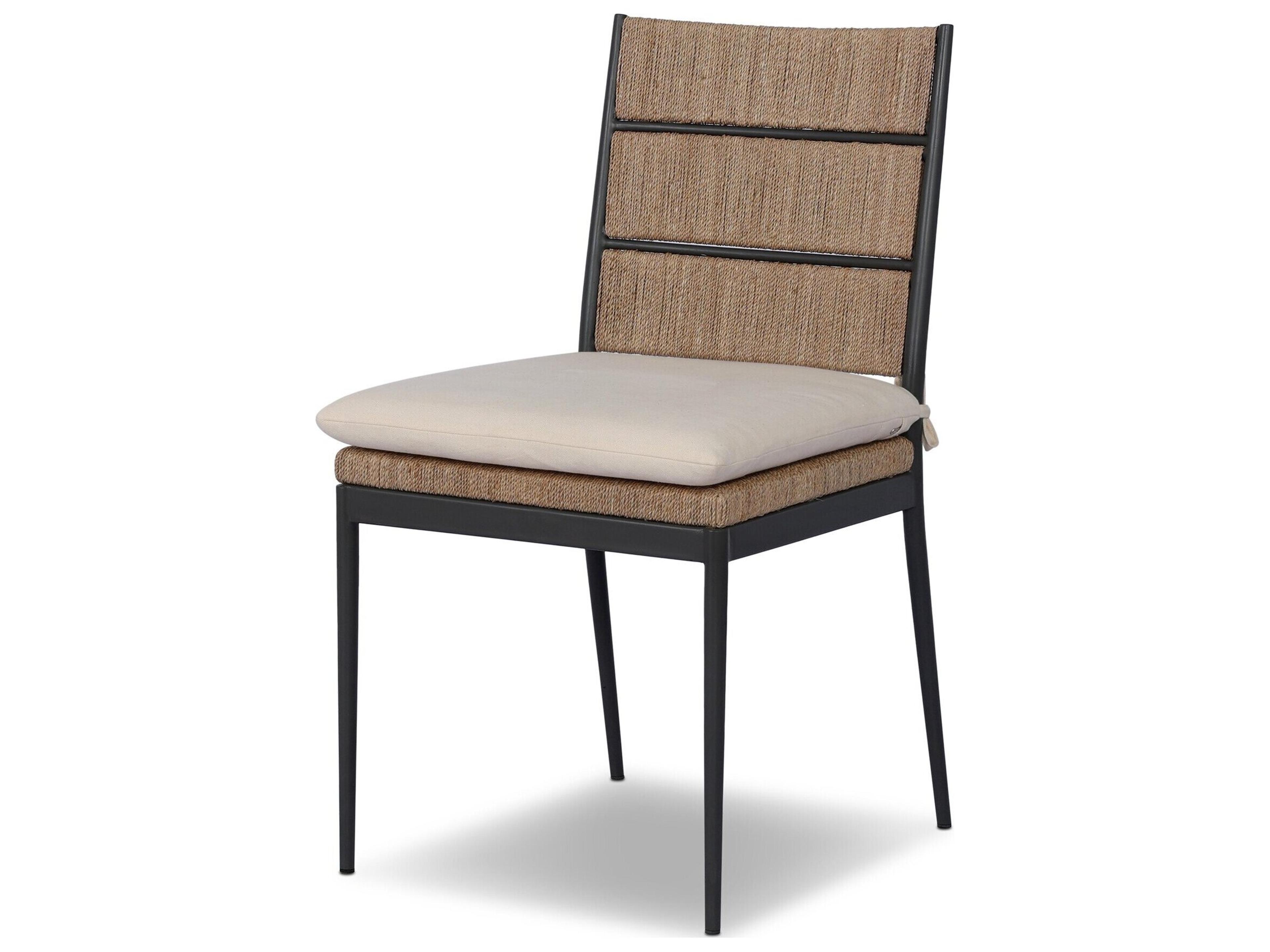 Madura Savile Flax Upholstered Armless Dining Chair
