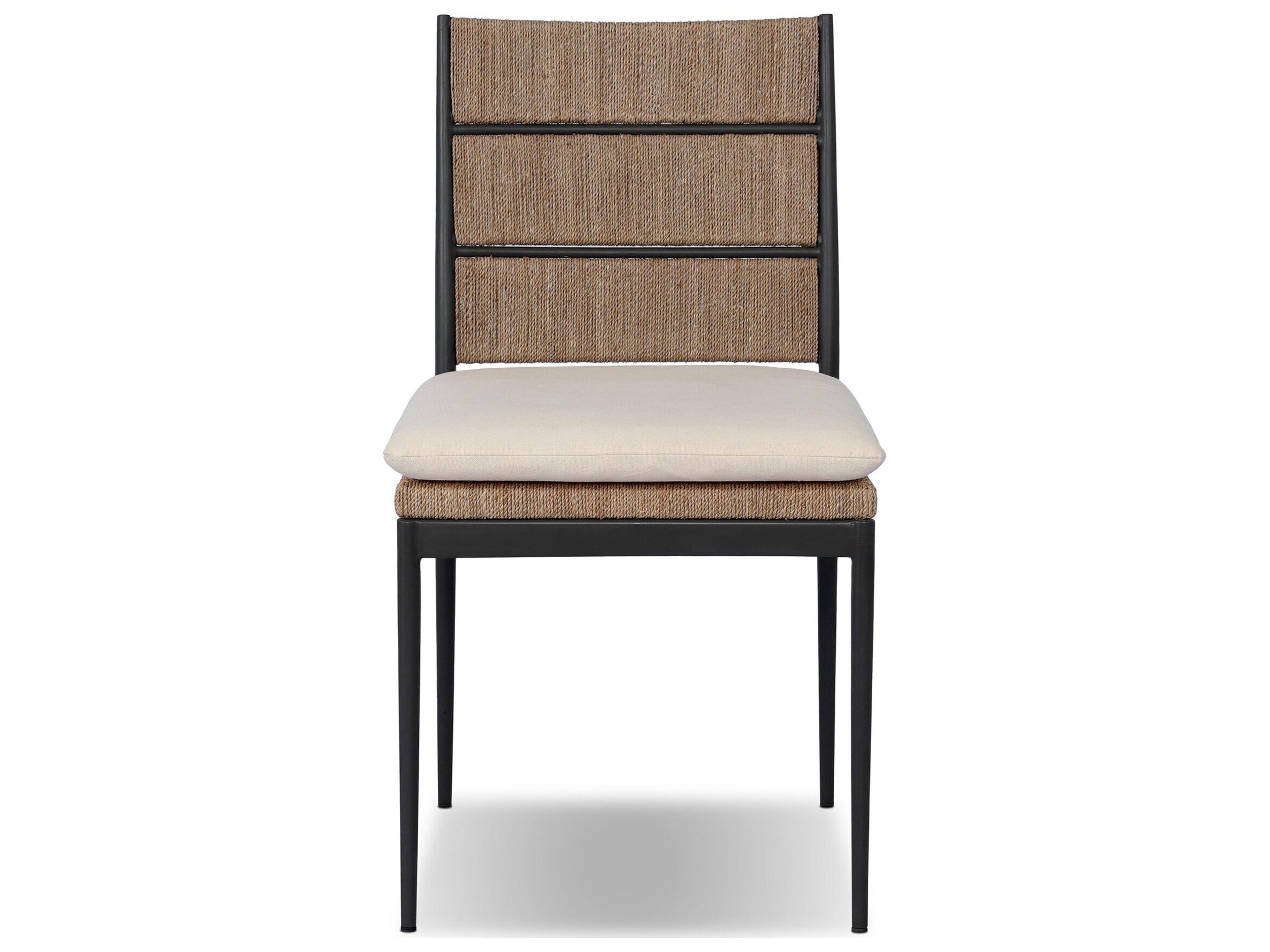 Four Hands Madura Savile Flax Upholstered Armless Dining Chair