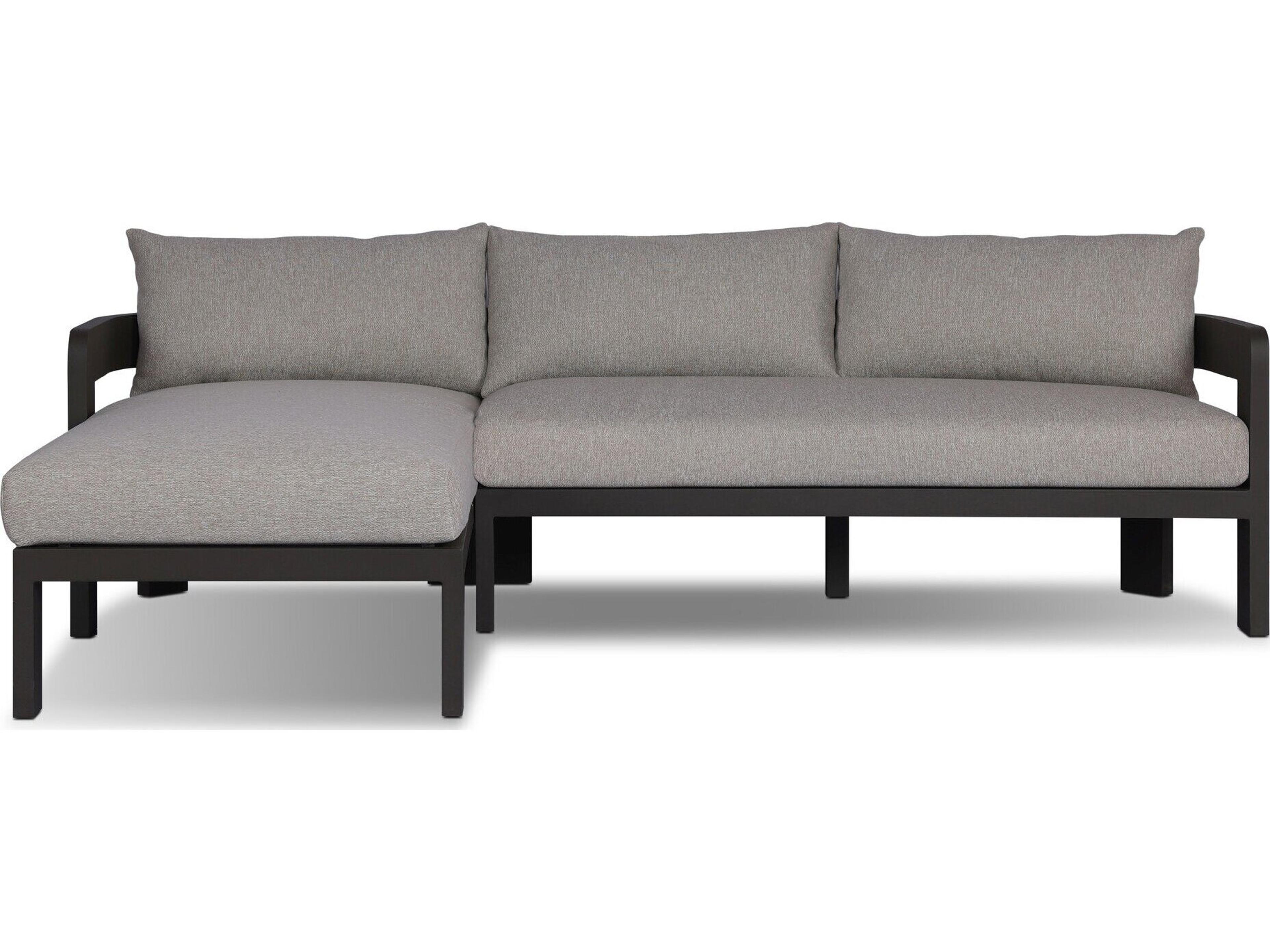 Four Hands Pembrook Concha Fog Upholstered Sectional Sofa