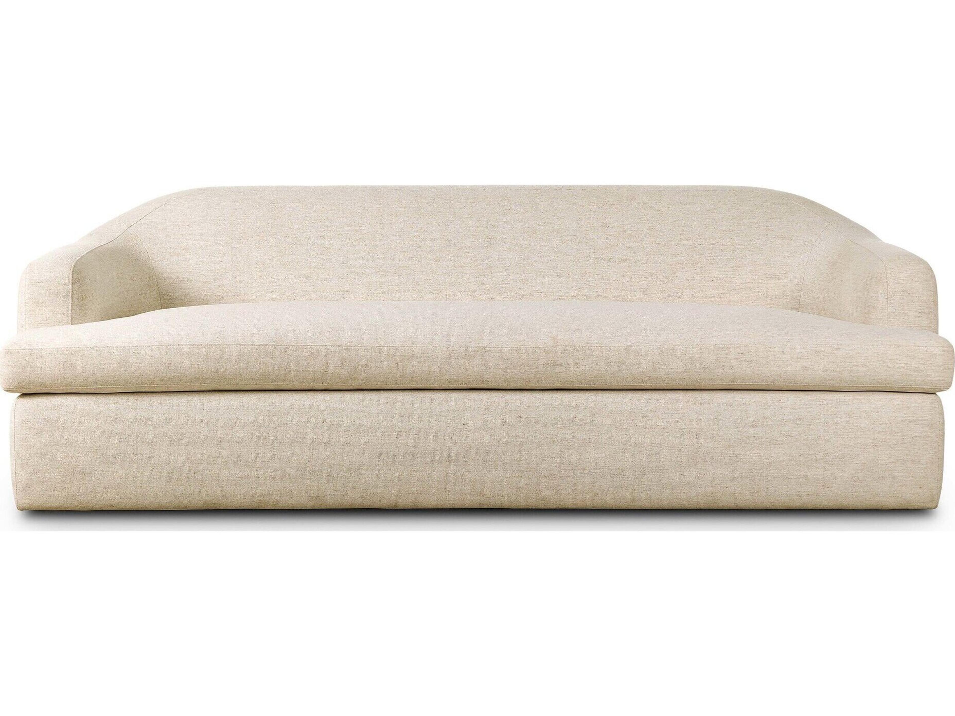 Four Hands Grayson Crypton Nomad Snow Cream Upholstered Sofa