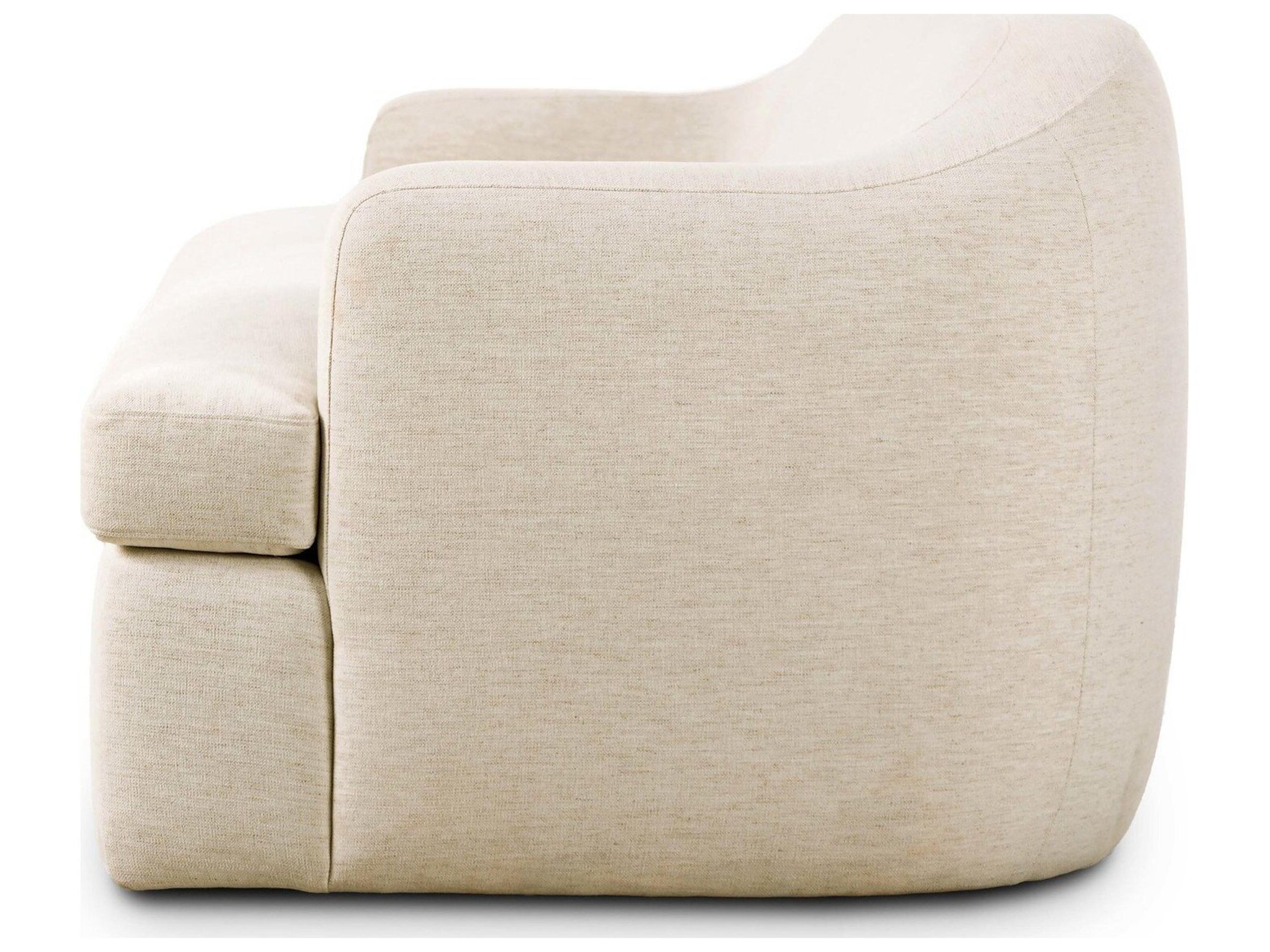 Four Hands Grayson Crypton Nomad Snow Cream Upholstered Sofa