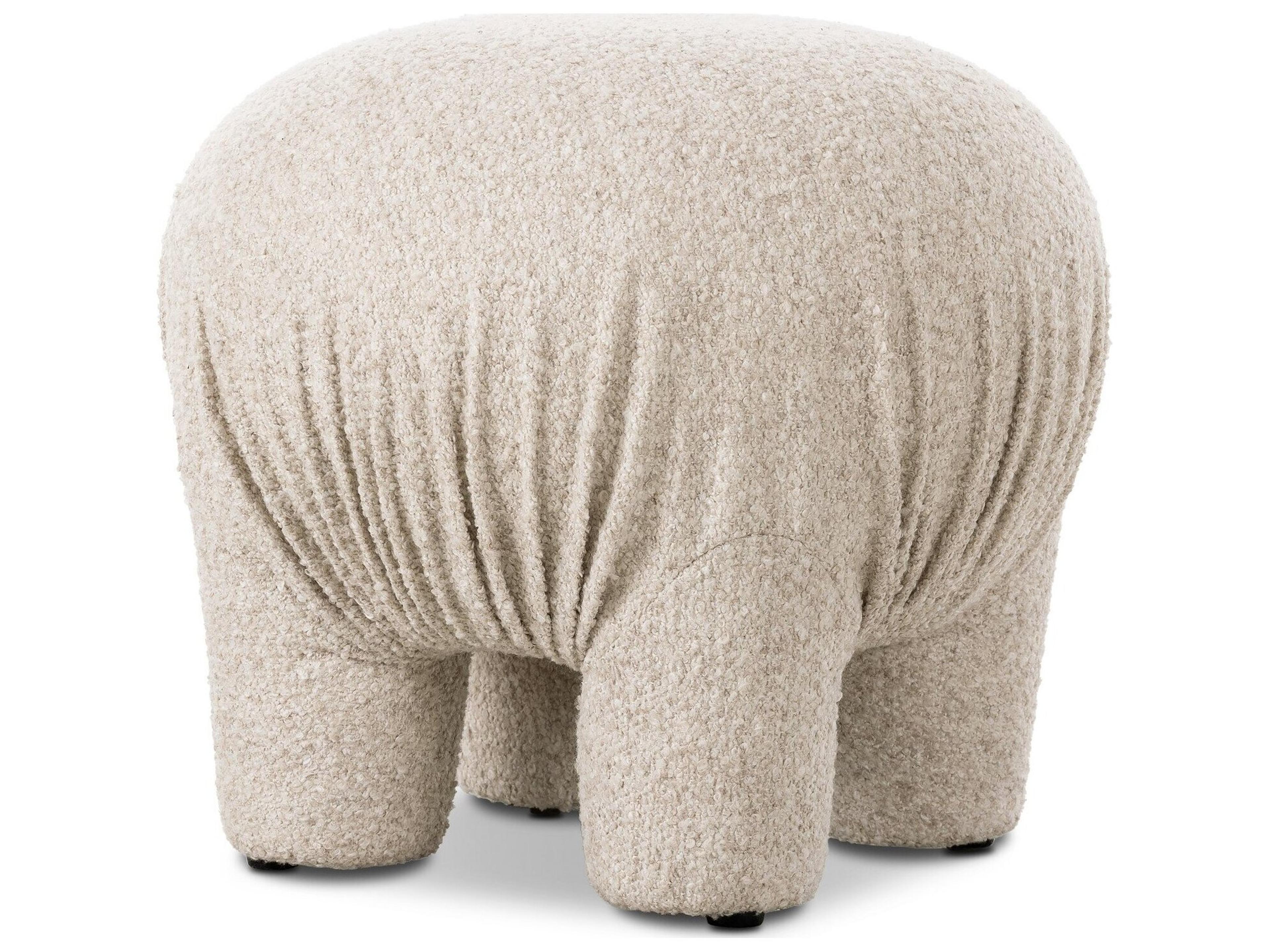 Grayson Somerton Ash Tan Upholstered Ottoman
