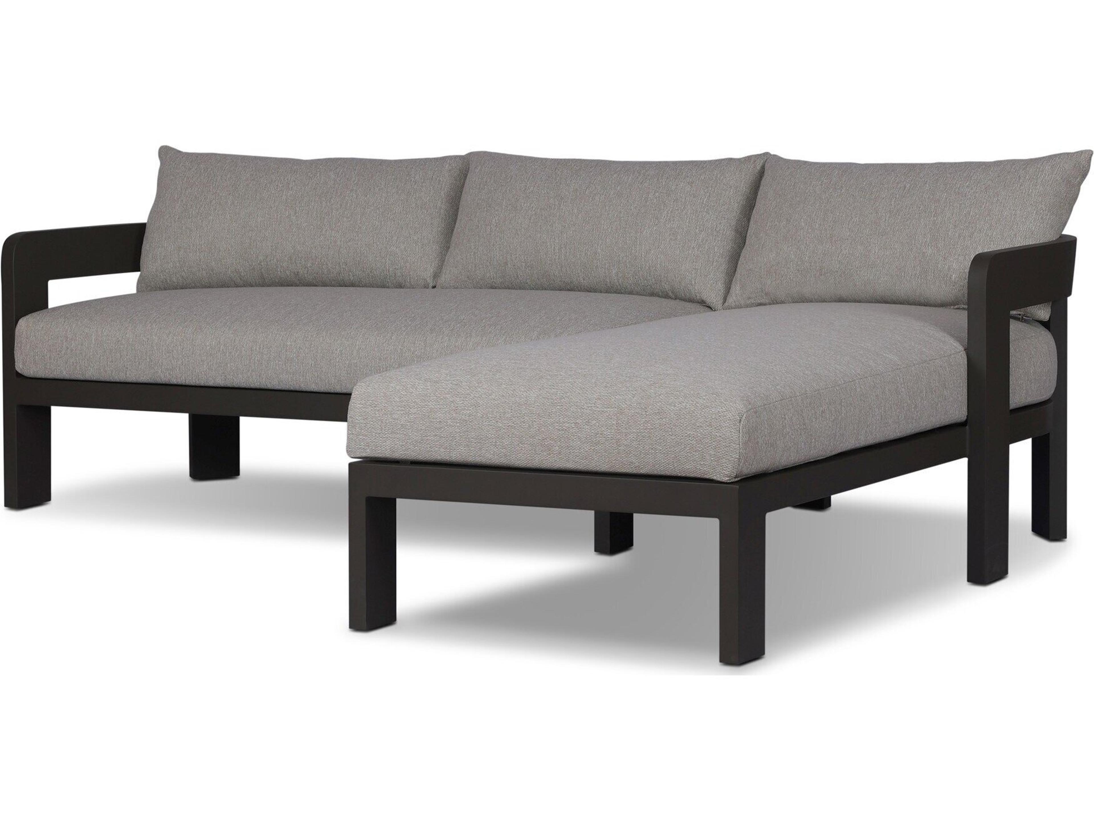 Pembrook Gray Upholstered Sectional Sofa