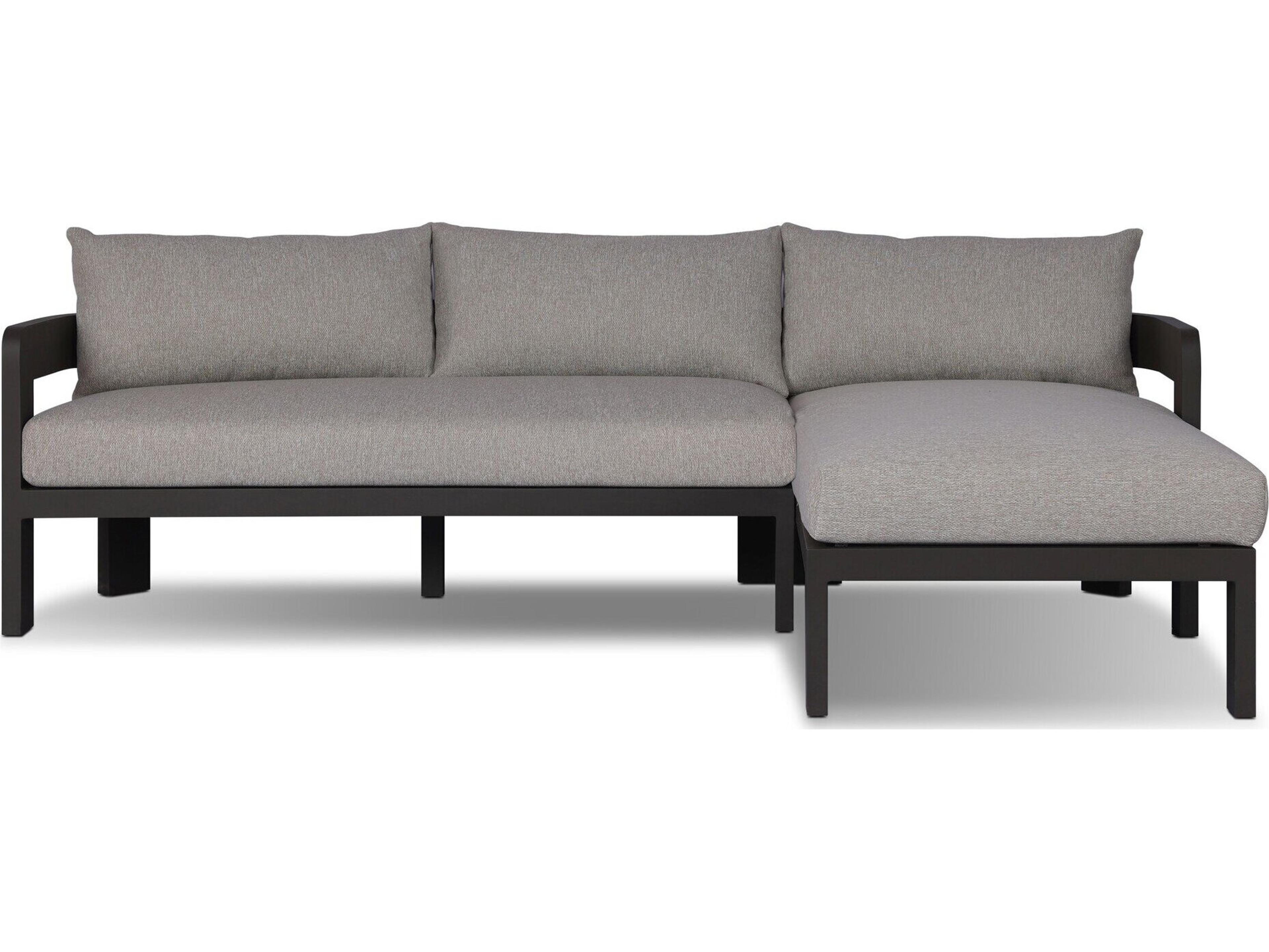 Four Hands Pembrook Gray Upholstered Sectional Sofa
