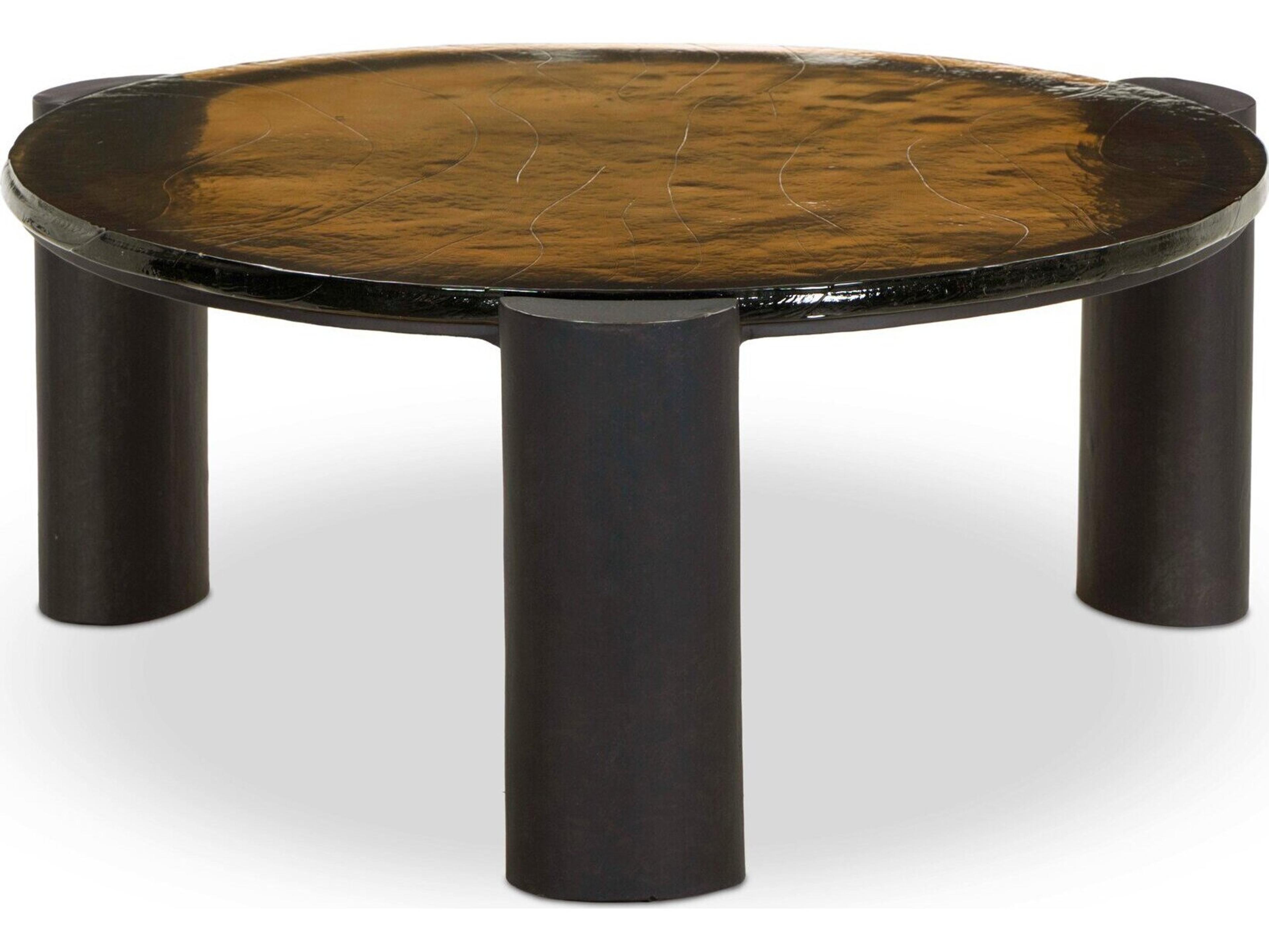 Marlow Round Glass Coffee Table
