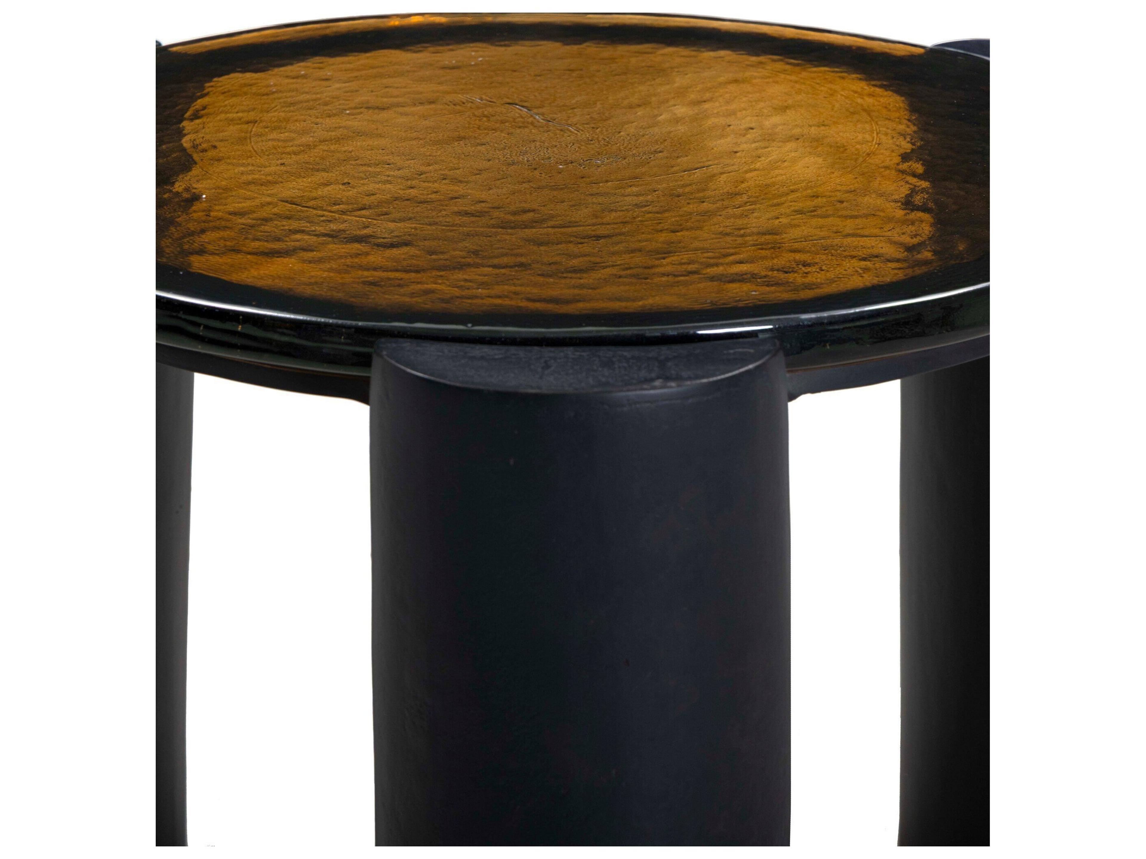 Four Hands Marlow Round Glass Coffee Table