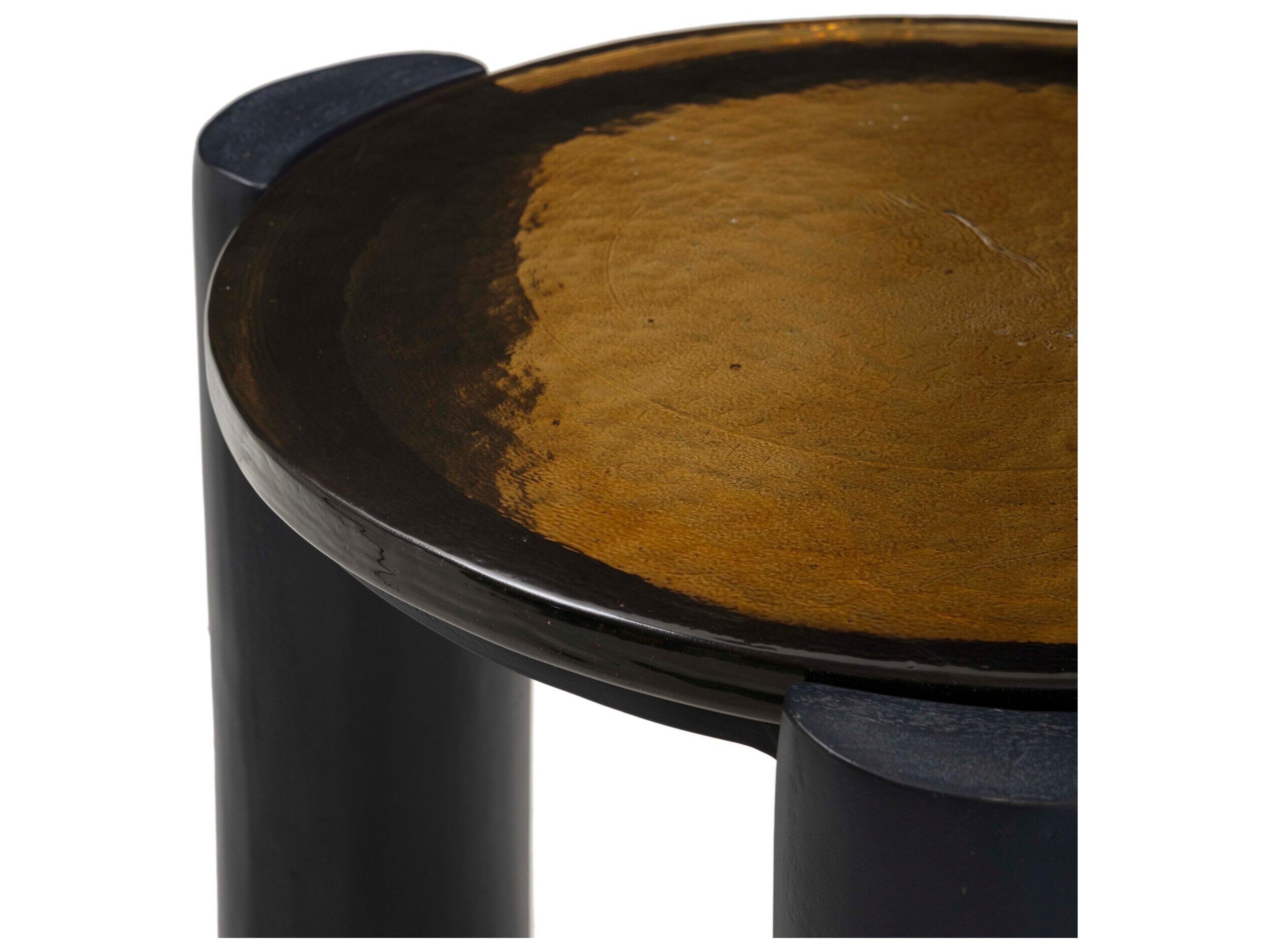 Four Hands Marlow Round Glass Coffee Table