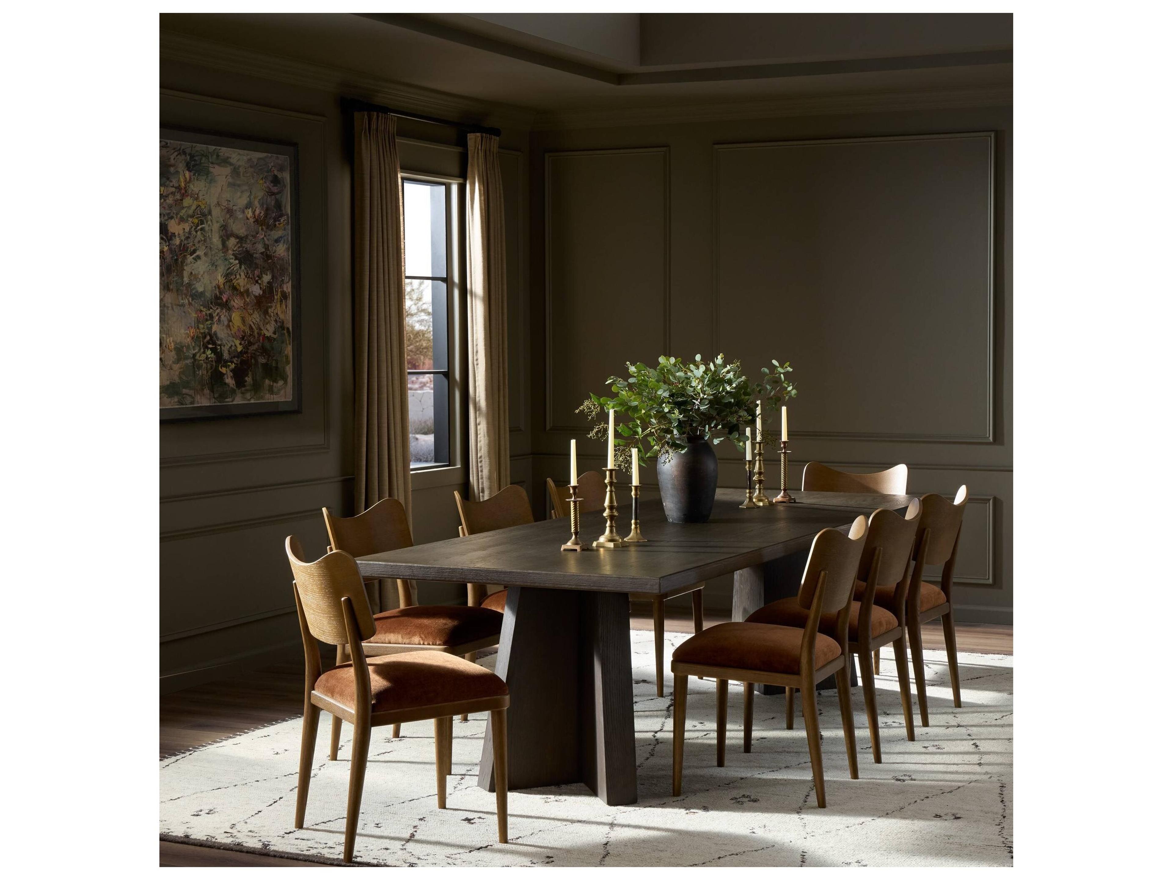 Four Hands Wells Rectangular Wood Dining Table