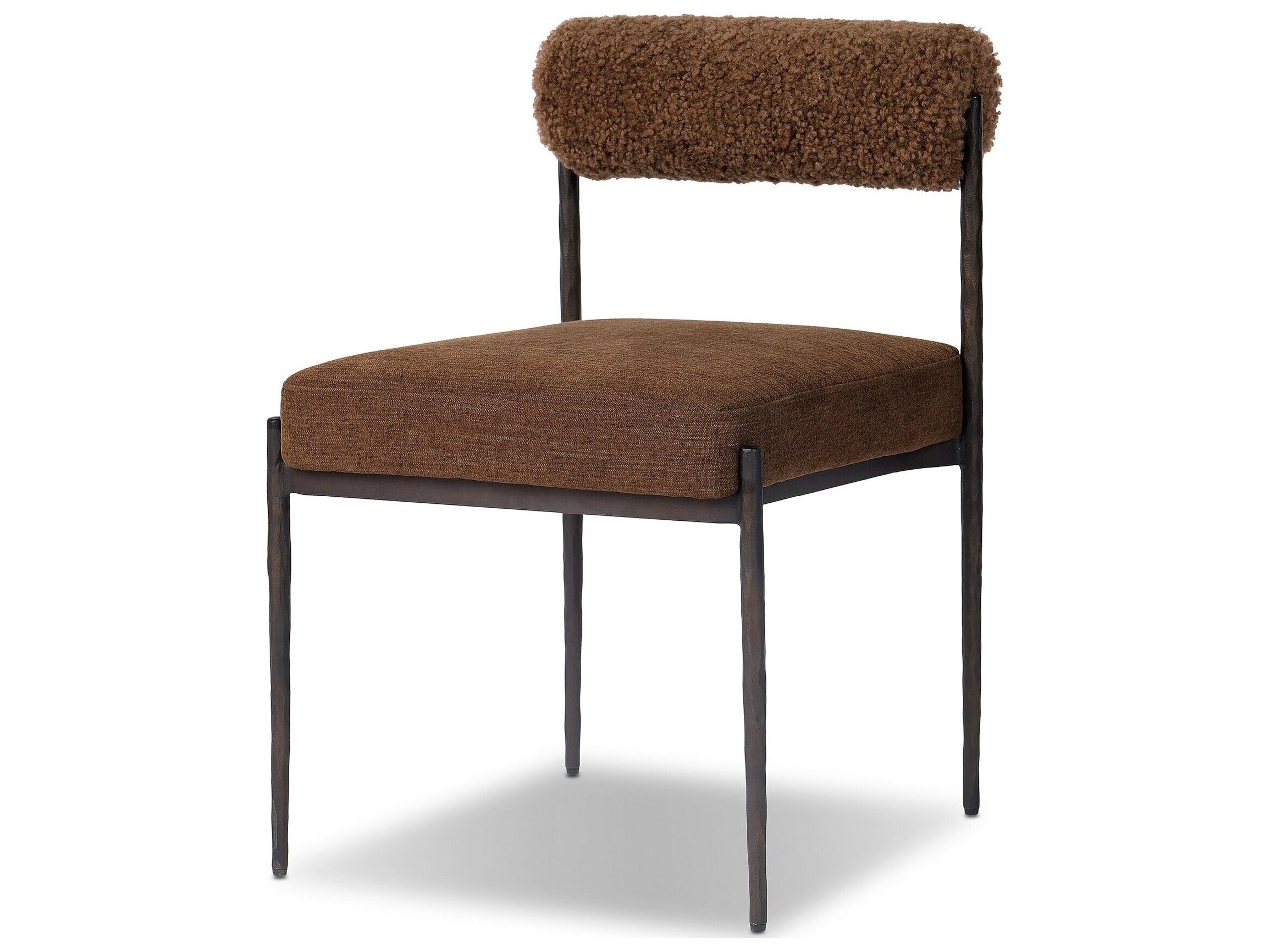 Houghton Laughlin Ochre Upholstered Armless Dining Chair