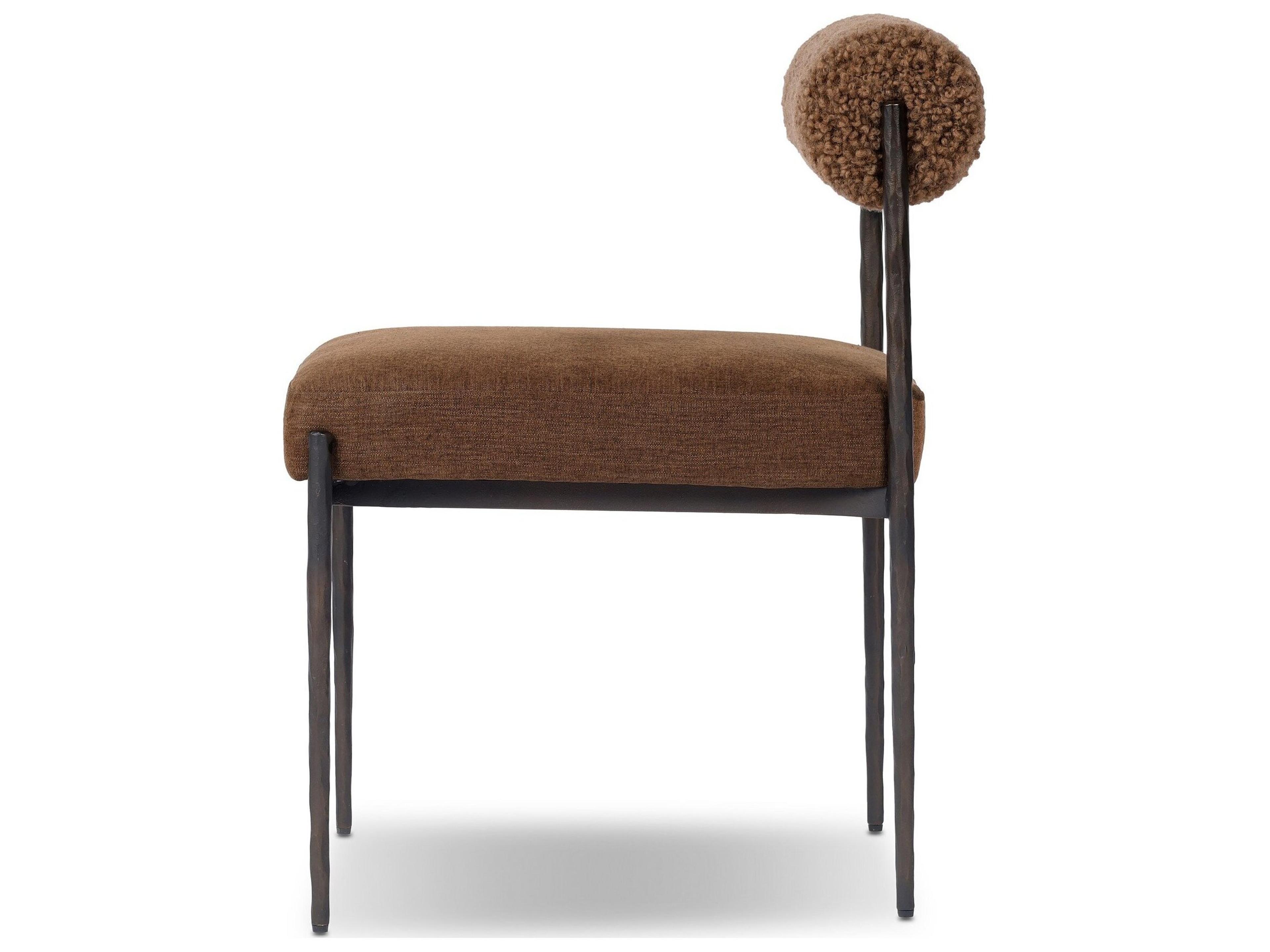 Four Hands Houghton Laughlin Ochre Upholstered Armless Dining Chair