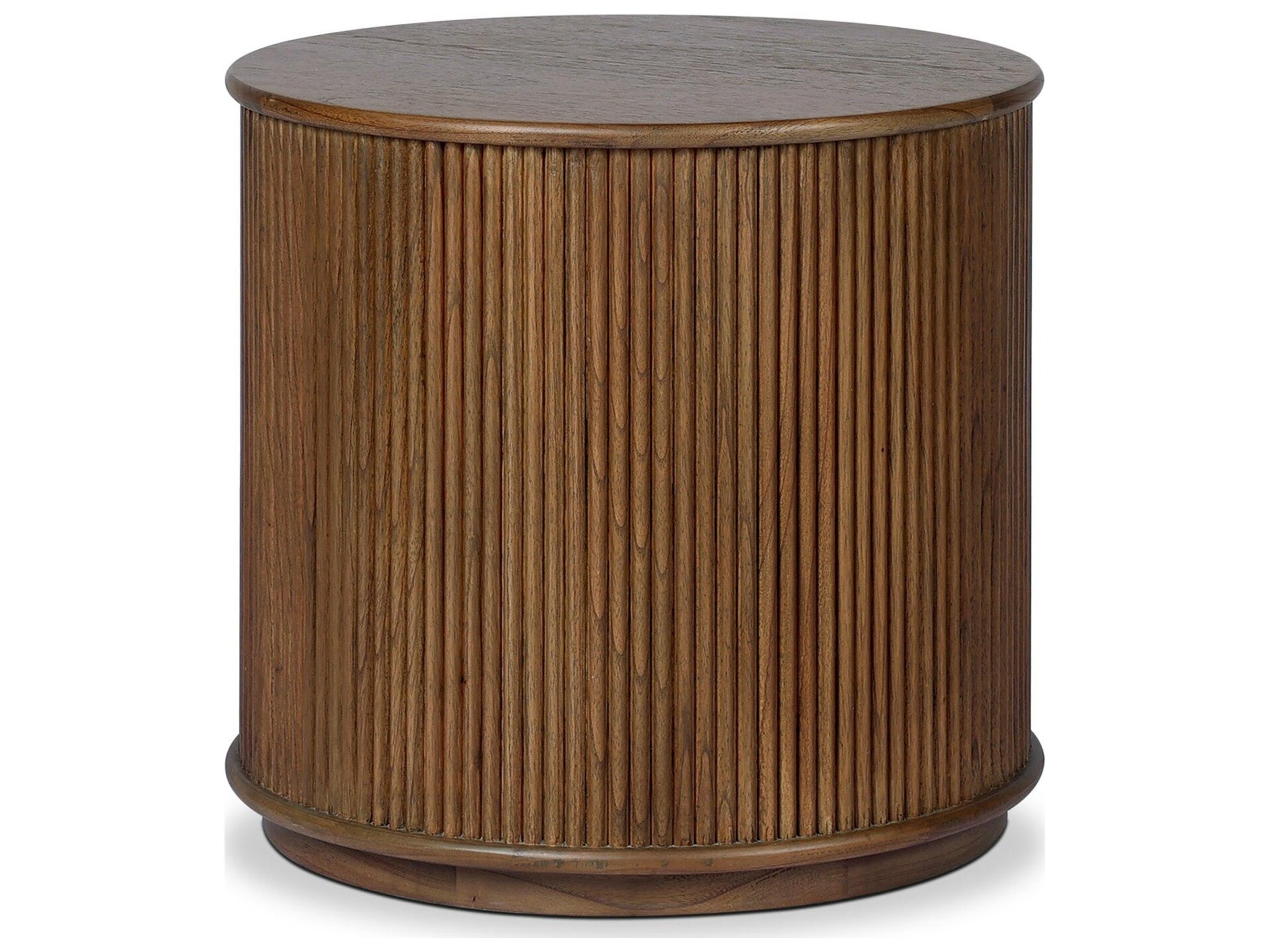 Hamilton Round Wood End Table