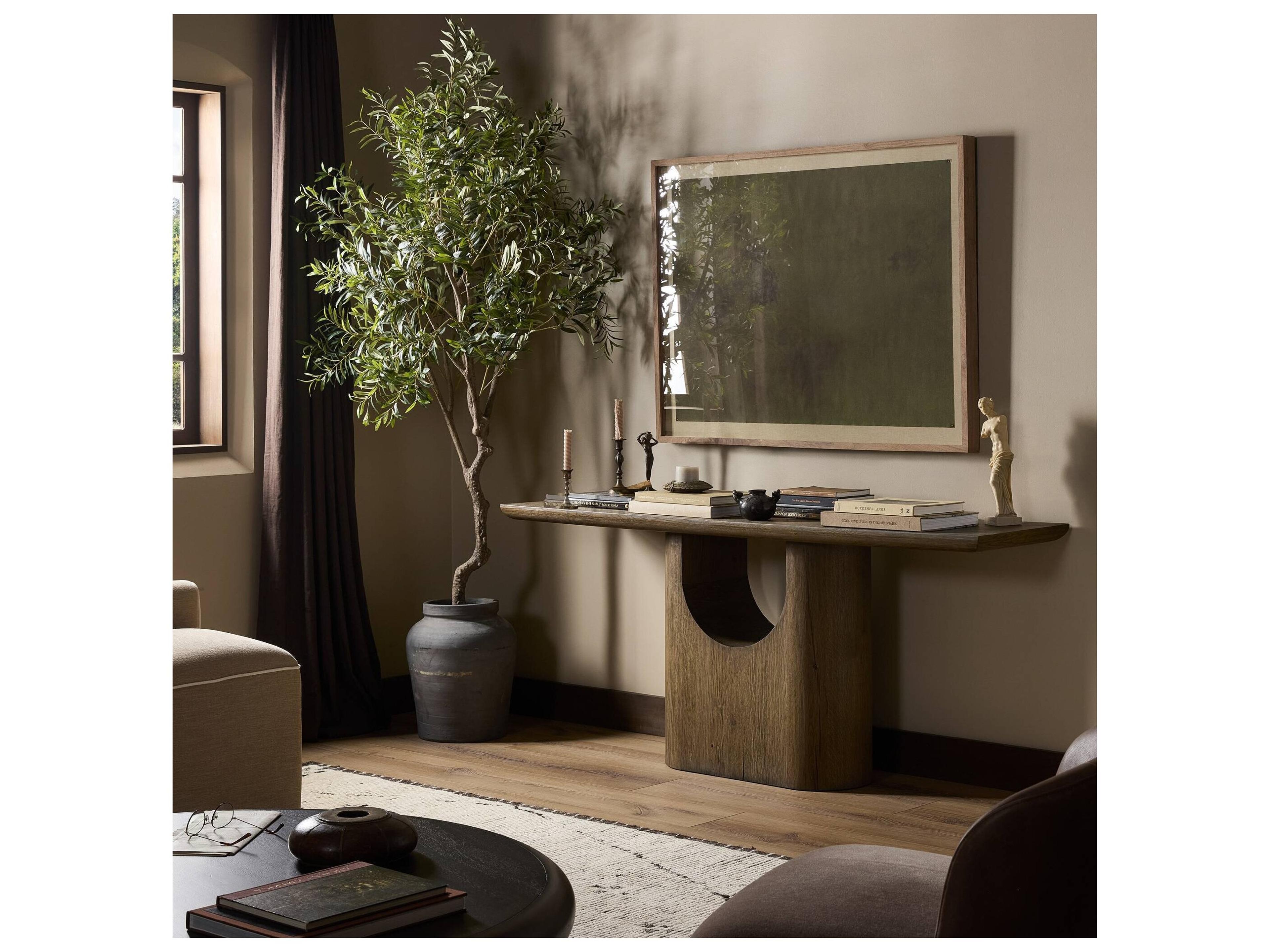 Four Hands Haiden Rectangular Wood Console Table