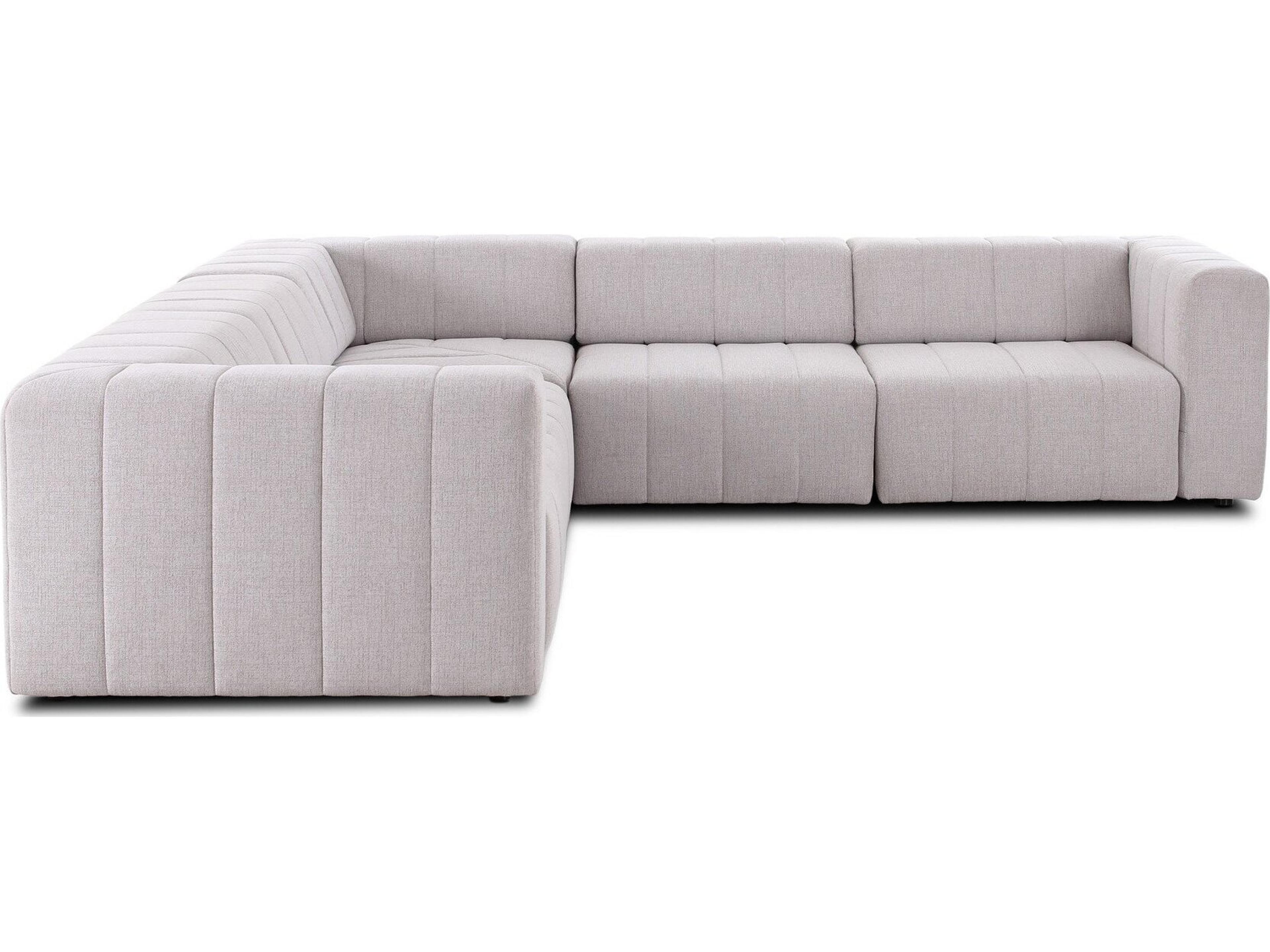 Four Hands Grayson Tan Upholstered Sectional Sofa