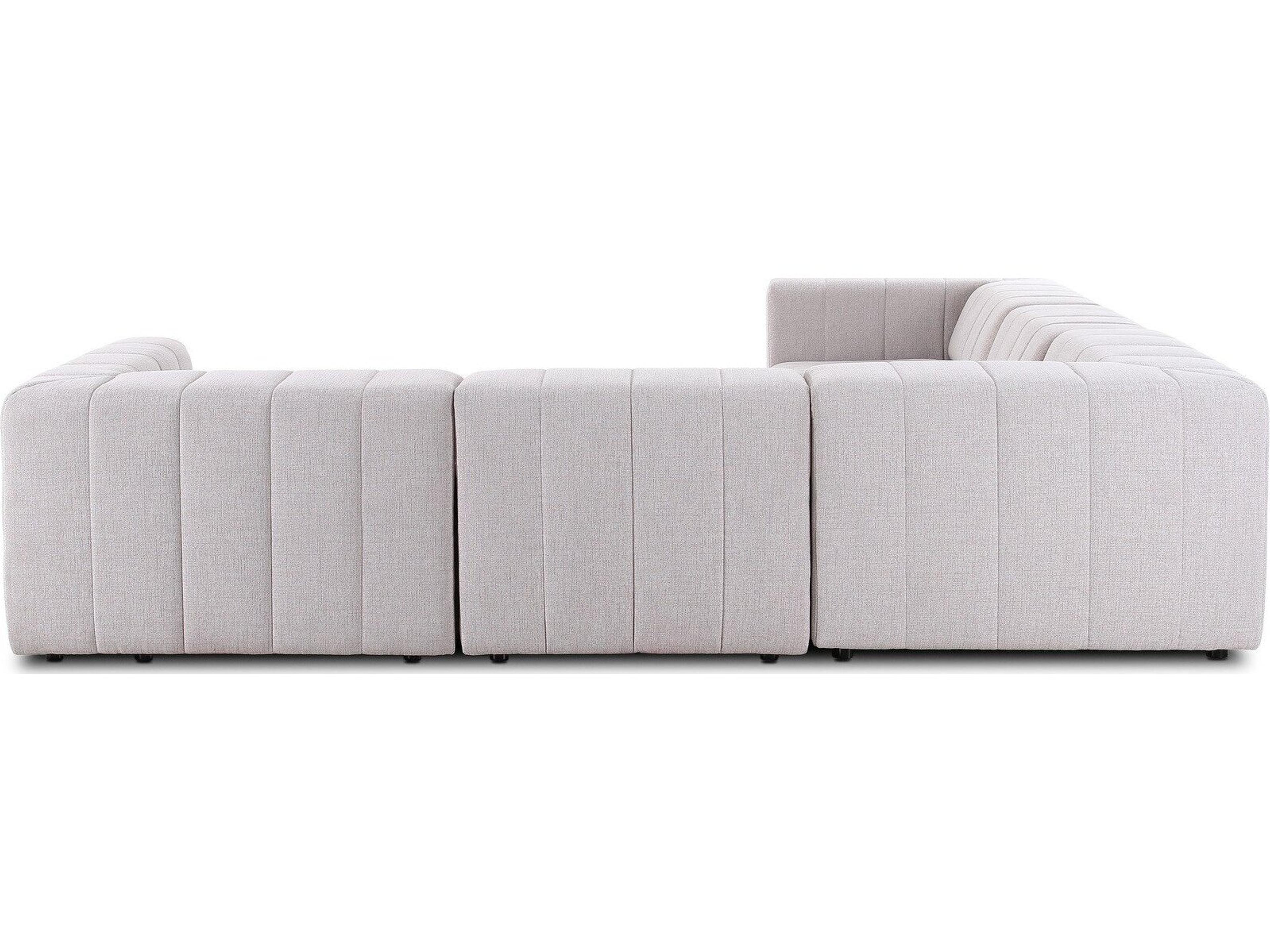 Four Hands Grayson Tan Upholstered Sectional Sofa