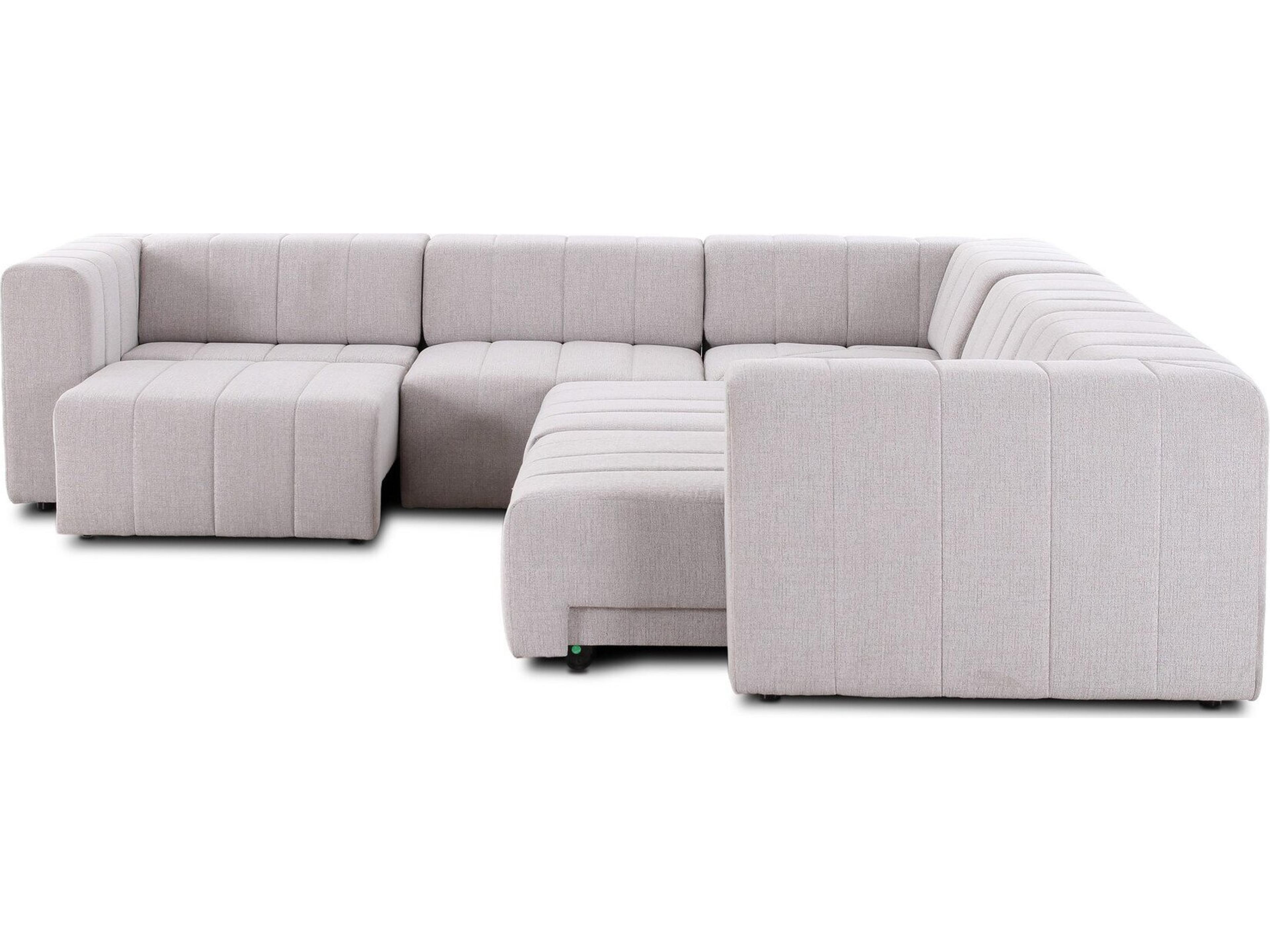 Four Hands Grayson Tan Upholstered Sectional Sofa